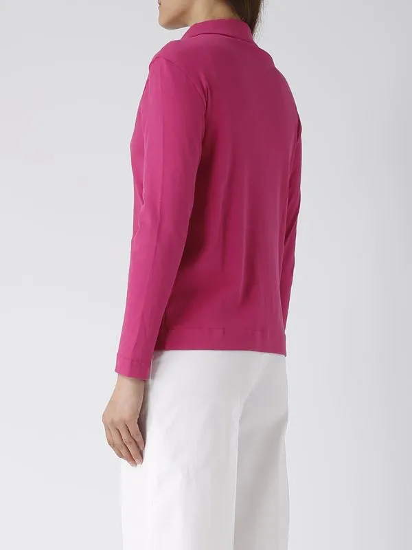 Giacca donna Gran Sasso in cotone stretch Magenta