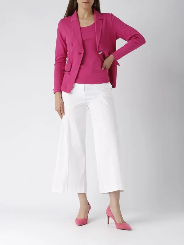 Giacca donna Gran Sasso in cotone stretch Magenta