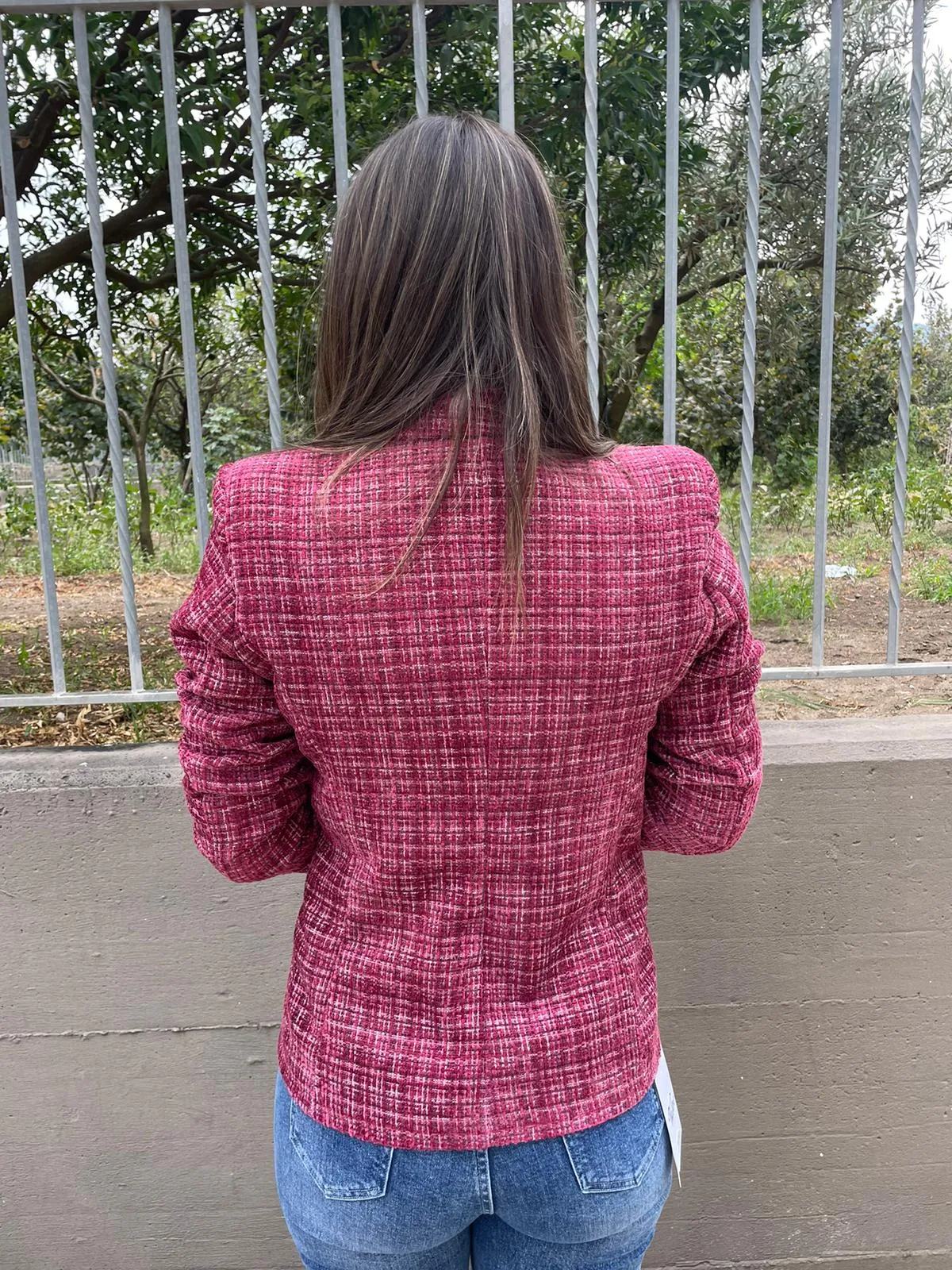 Giacca doppio petto in velluto