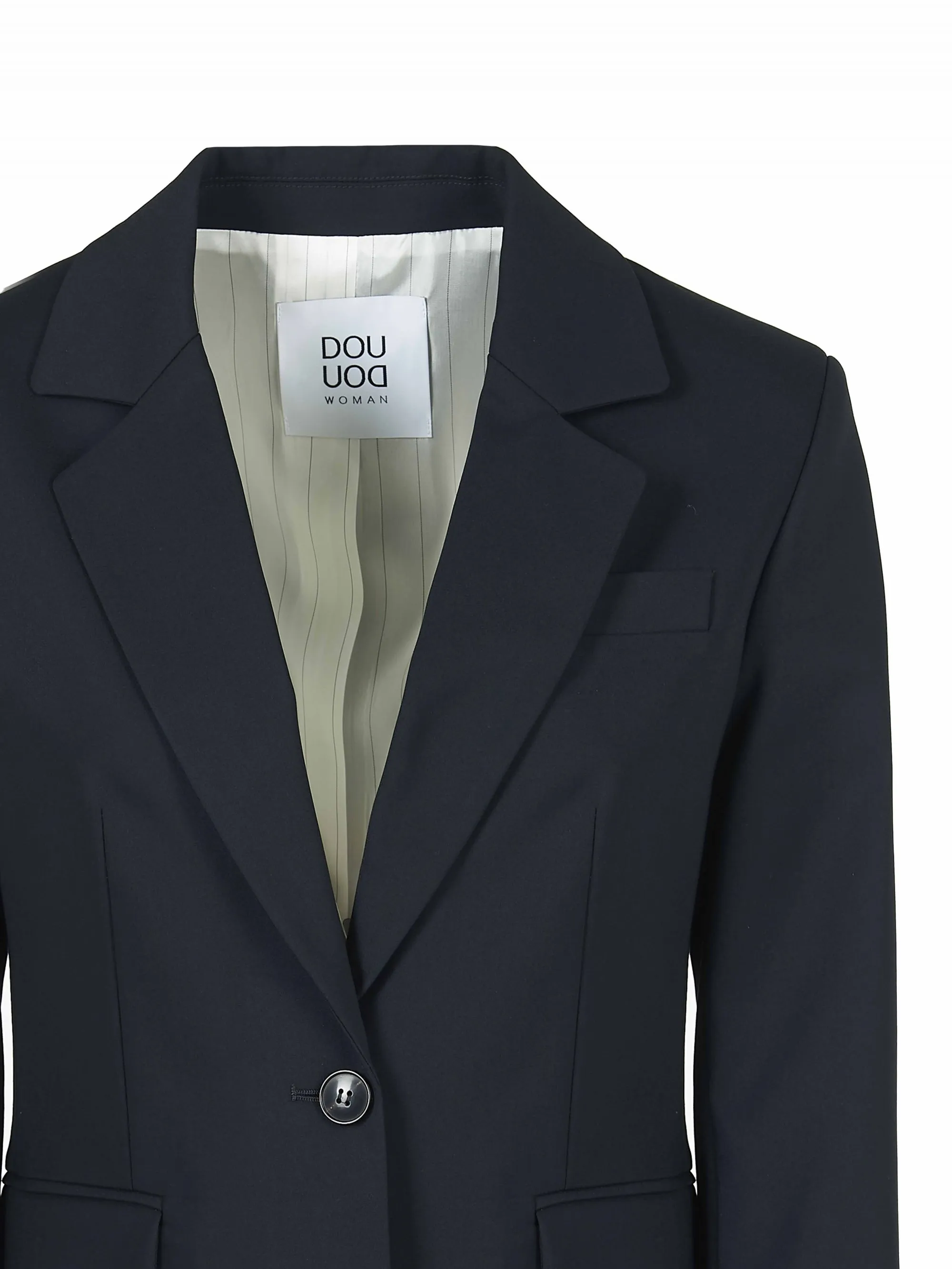 GIACCA "MIRANDA" BLU IN MISTO COTONE