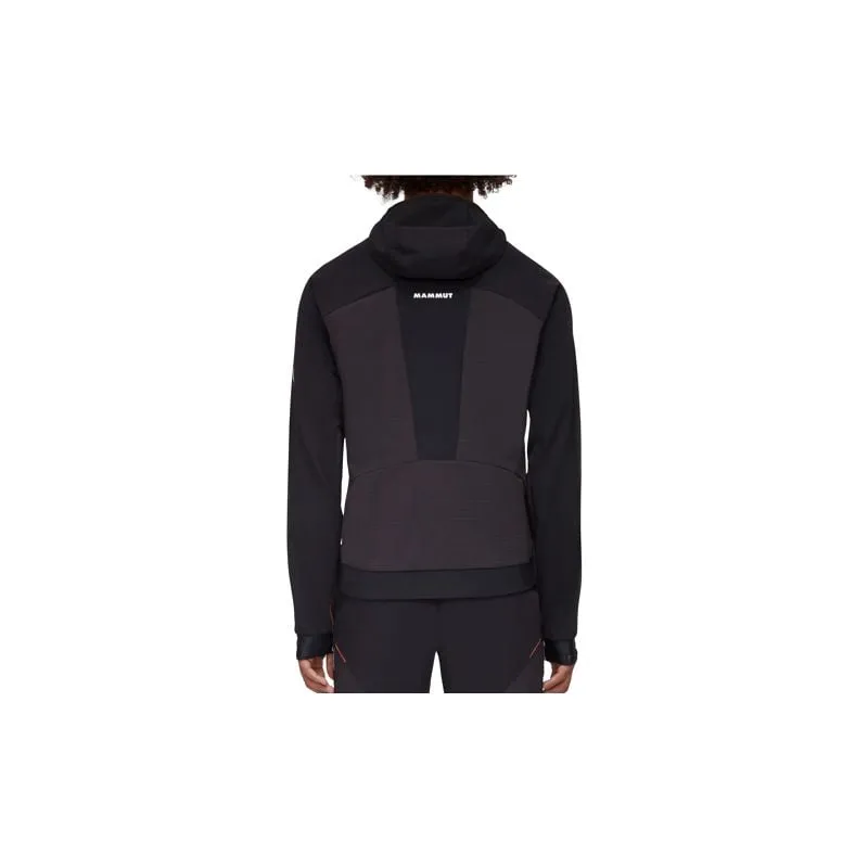 Giacca Soft Shell da uomo Mammut Aenergy SO Hybrid (nero arancio vibrante)