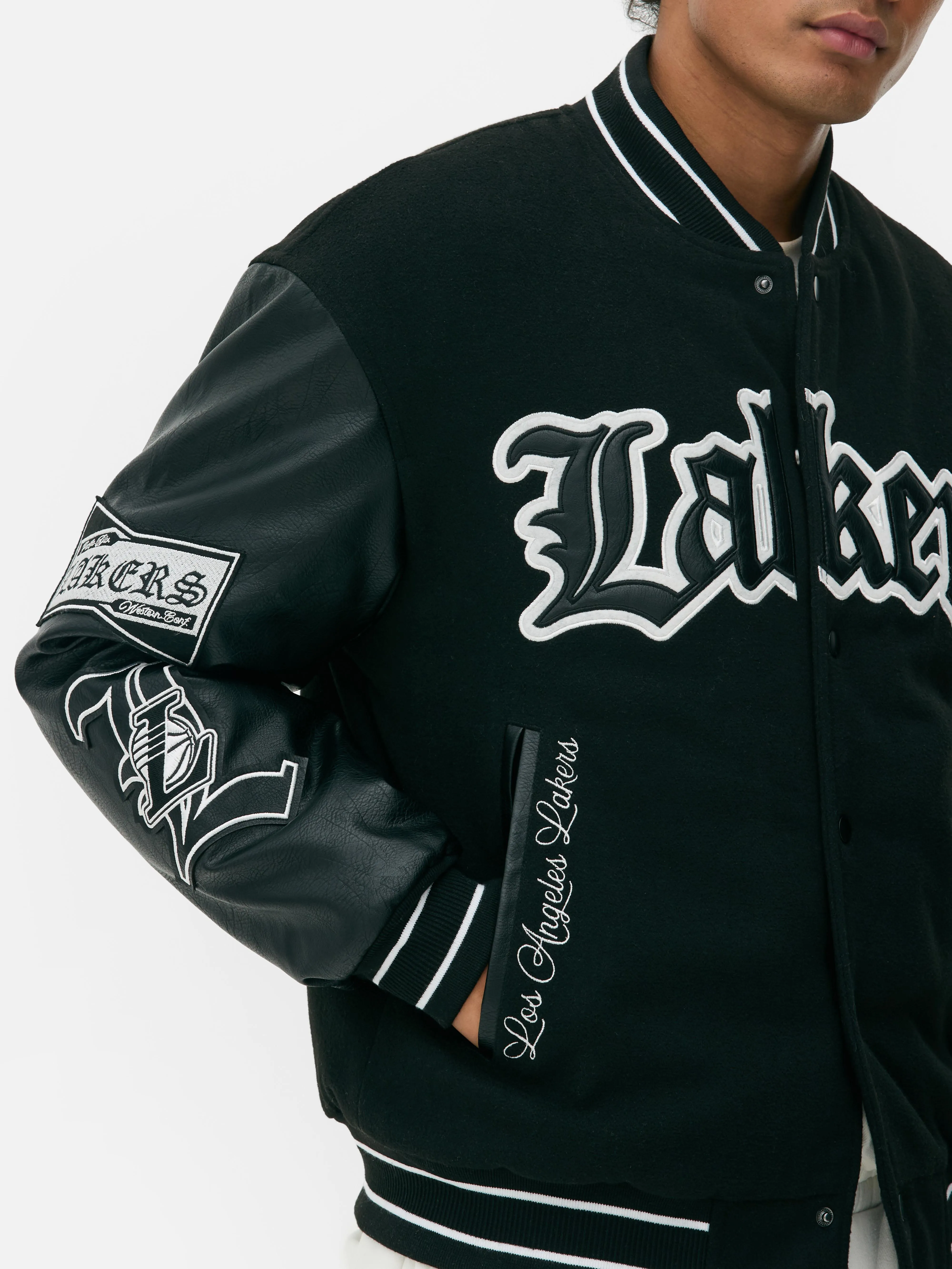 Giacca stile college Los Angeles Lakers NBA