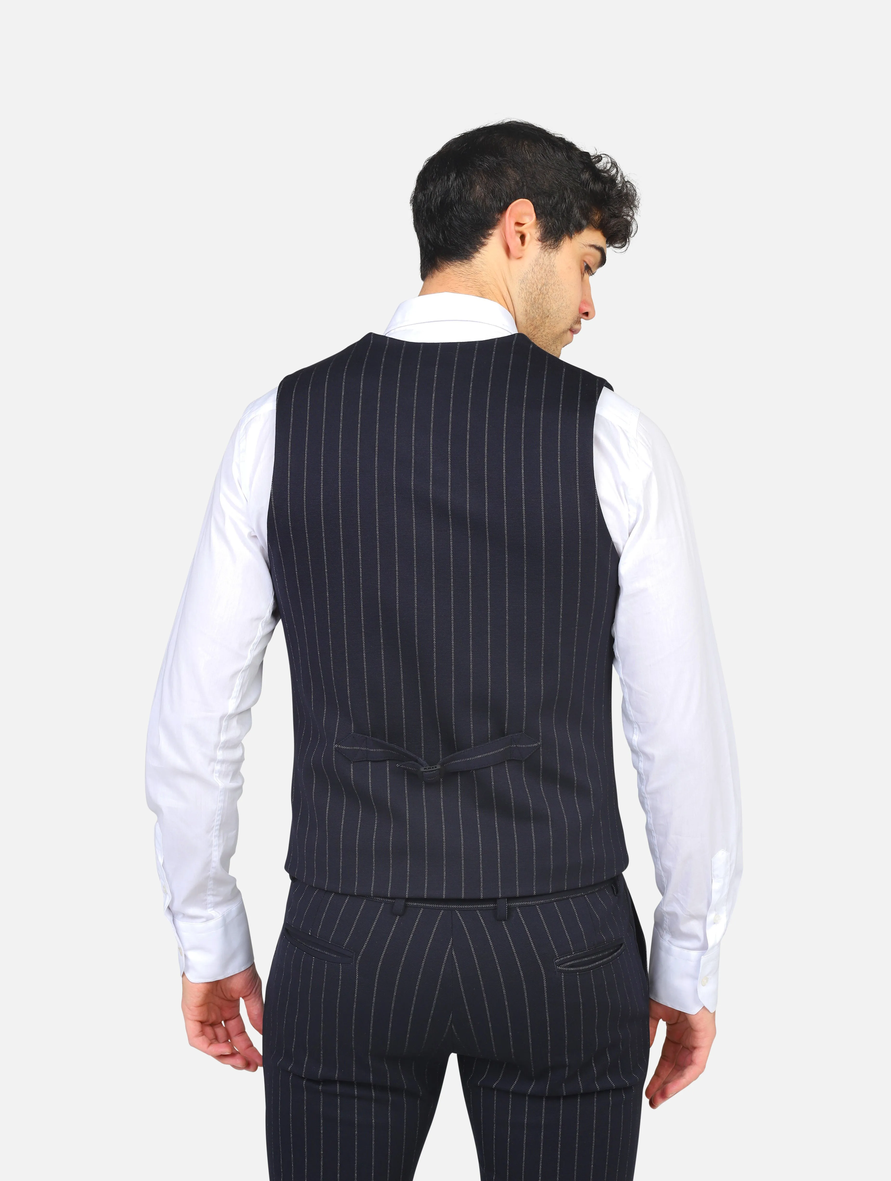 gilet DANIELE ALESSANDRINI - L322N11284307BLU 123