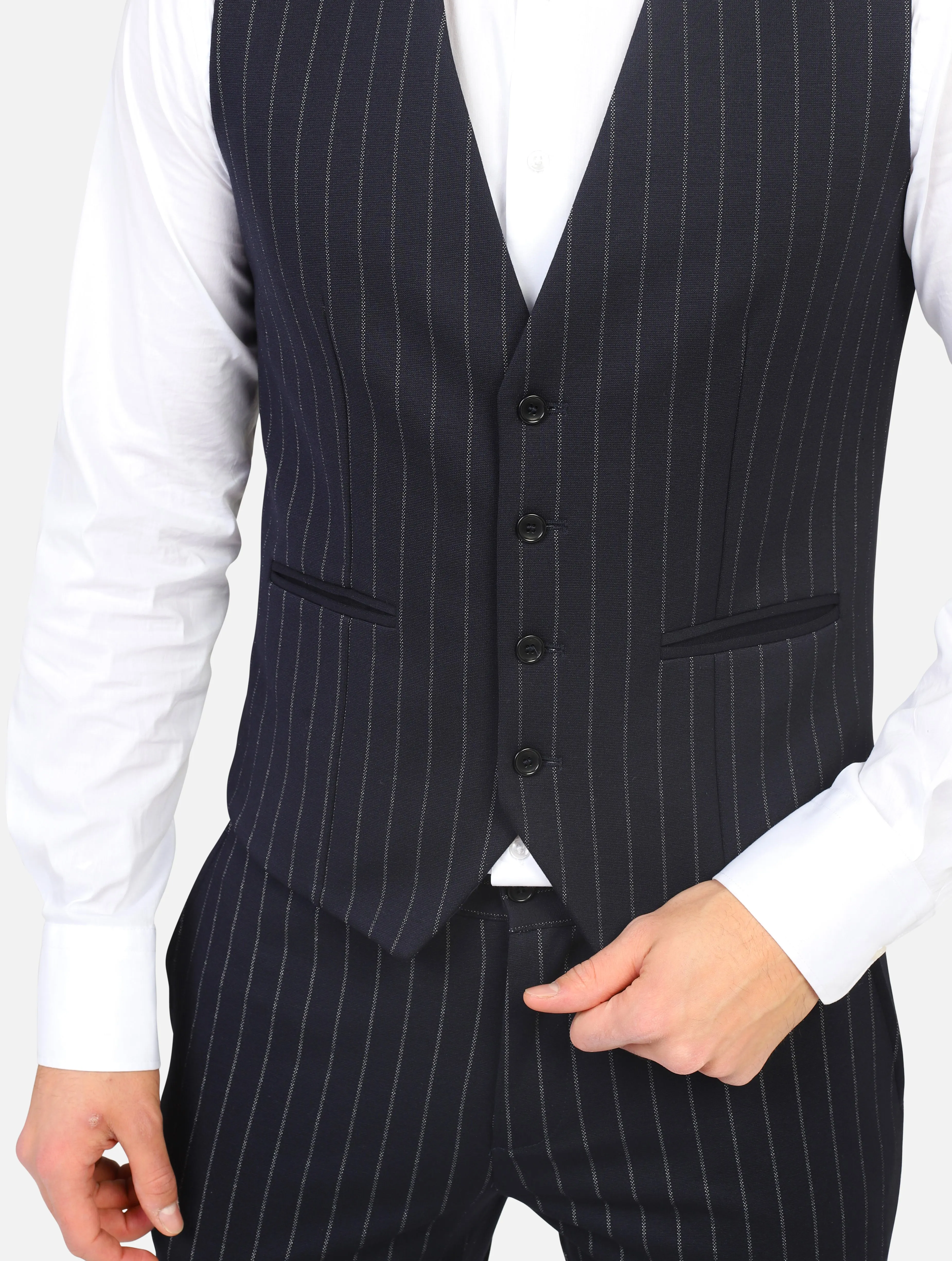 gilet DANIELE ALESSANDRINI - L322N11284307BLU 123