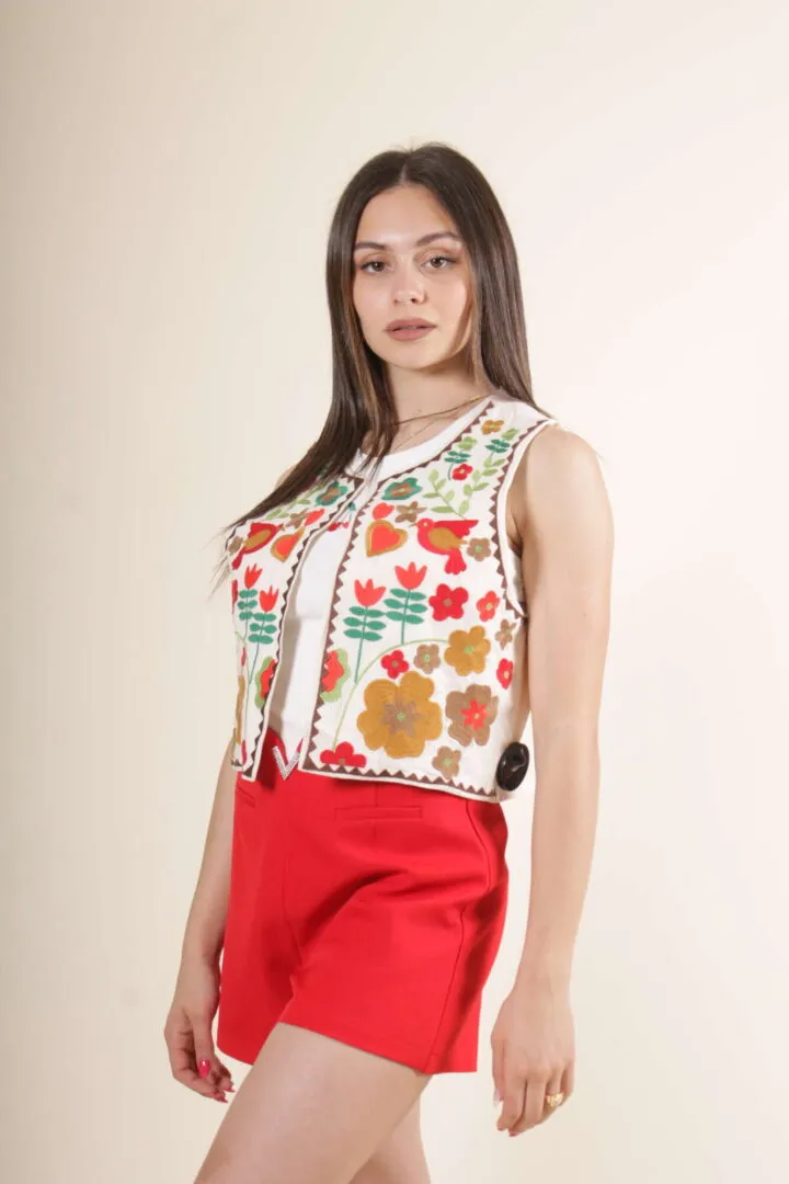 Gilet Fiori