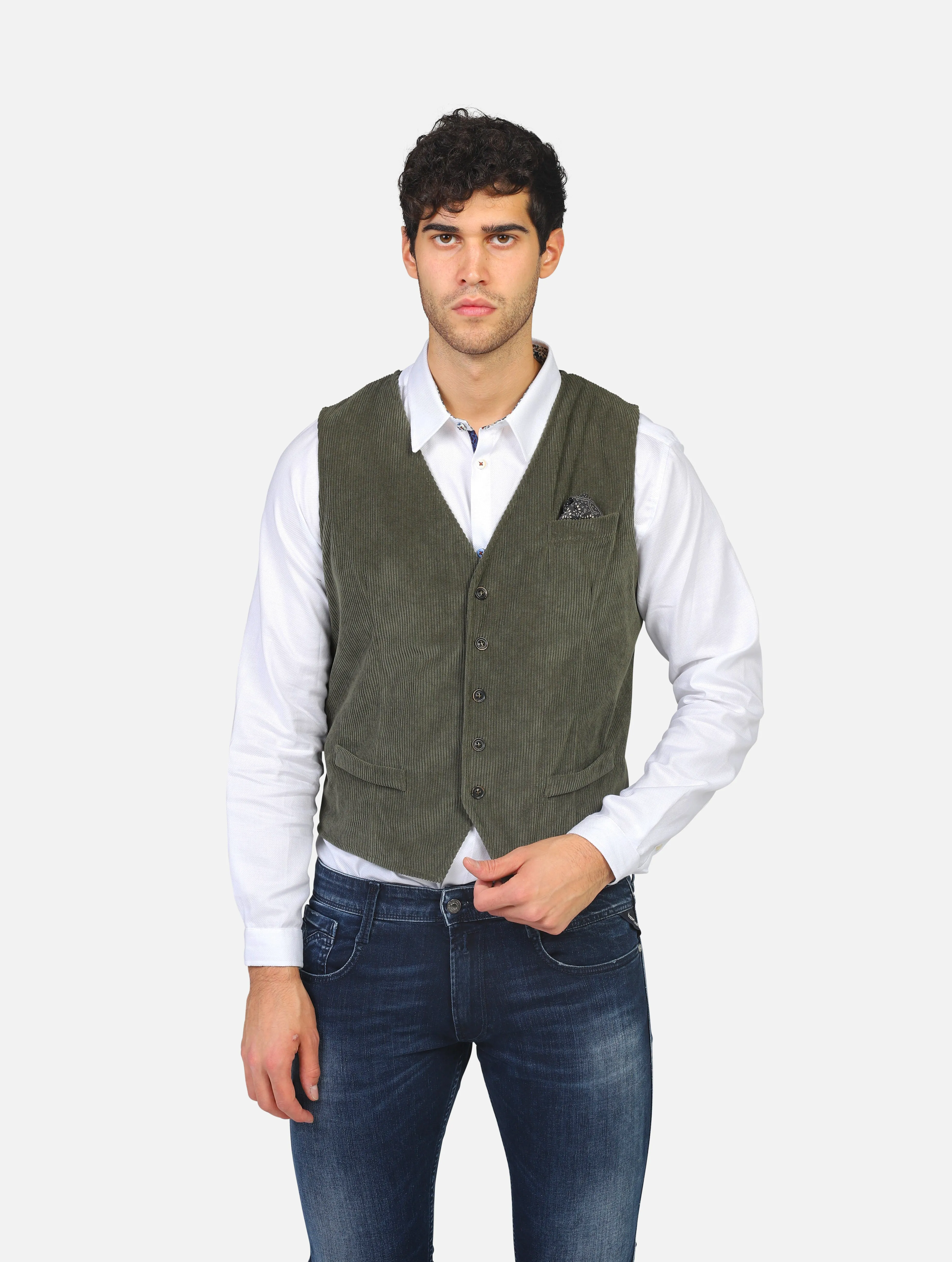 gilet #JOB - 6434VERDE