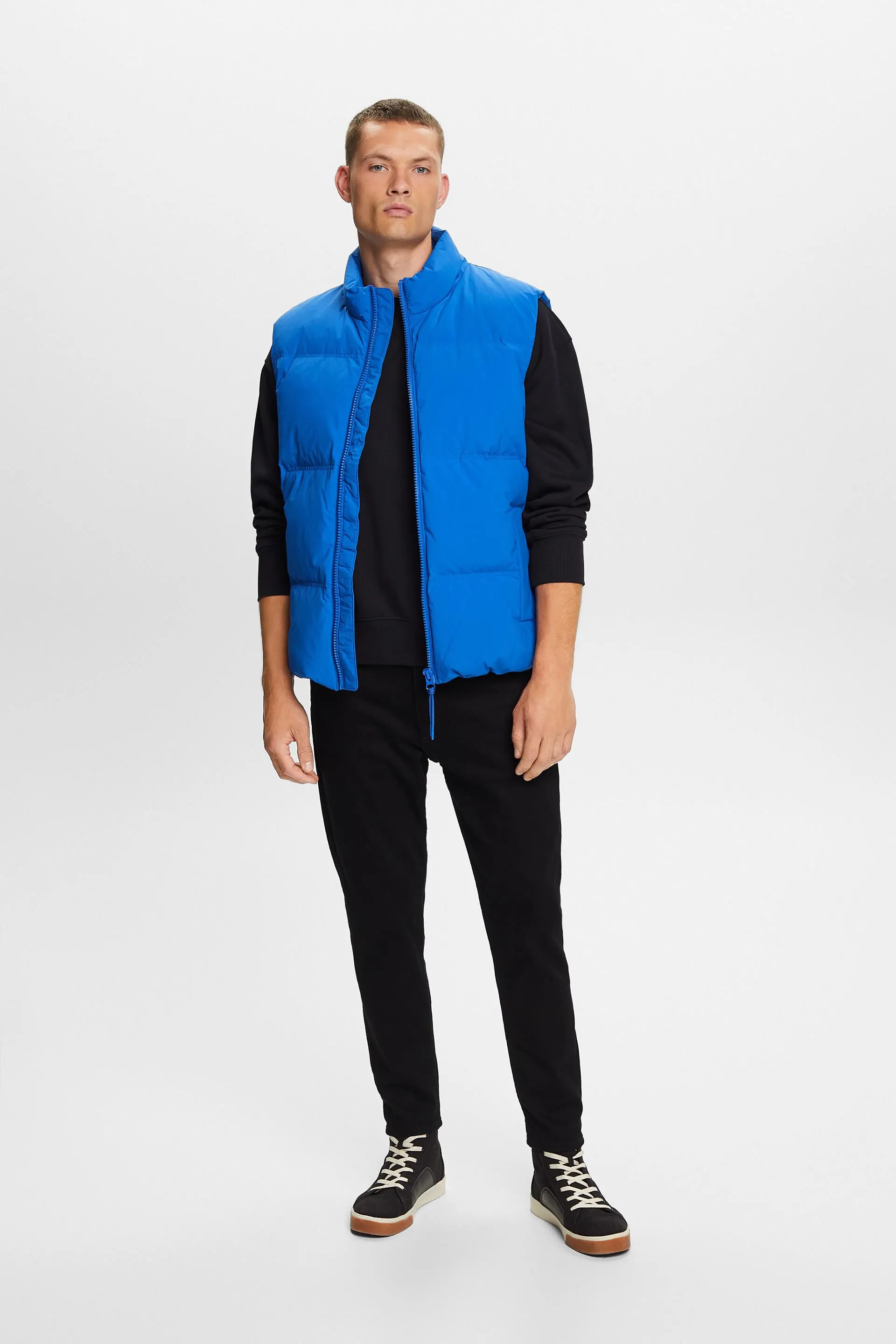 Gilet trapuntato in piumino