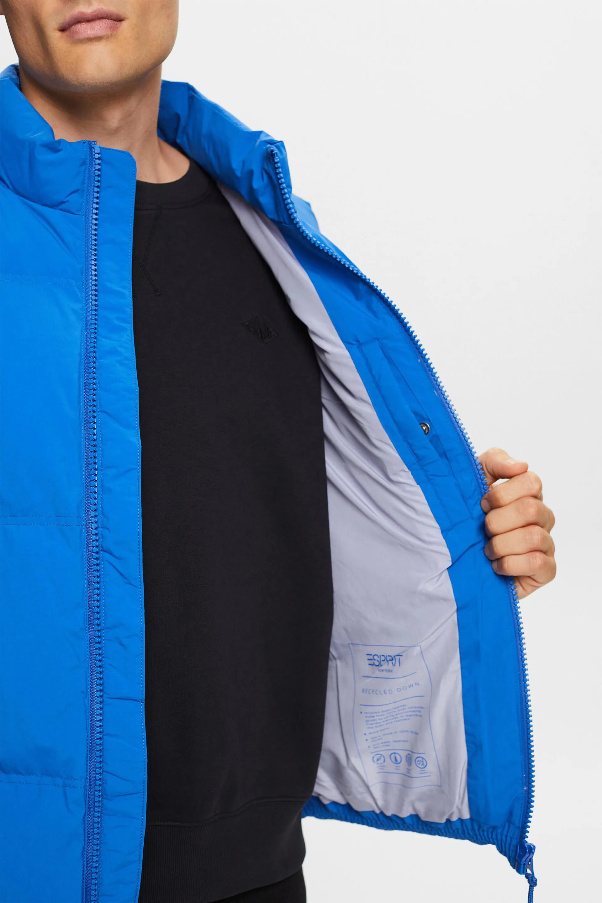 Gilet trapuntato in piumino