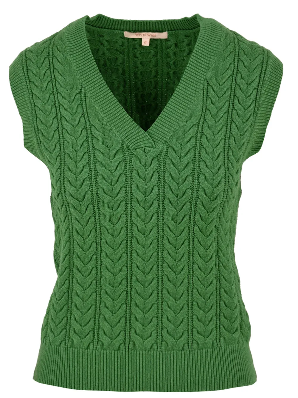 Gilet WHITE WISE Donna WW1M469 Verde