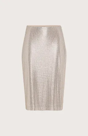 Gonna tubino con paillettes
