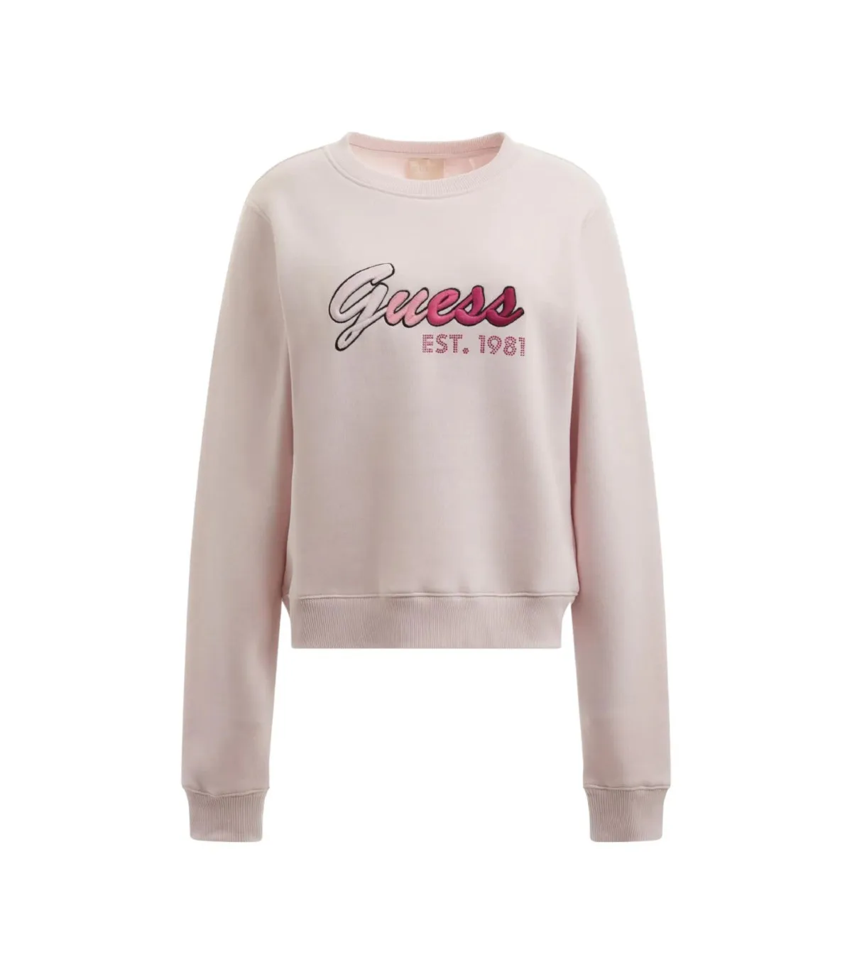 Guess Donna Felpa A Girocollo  3D Patch