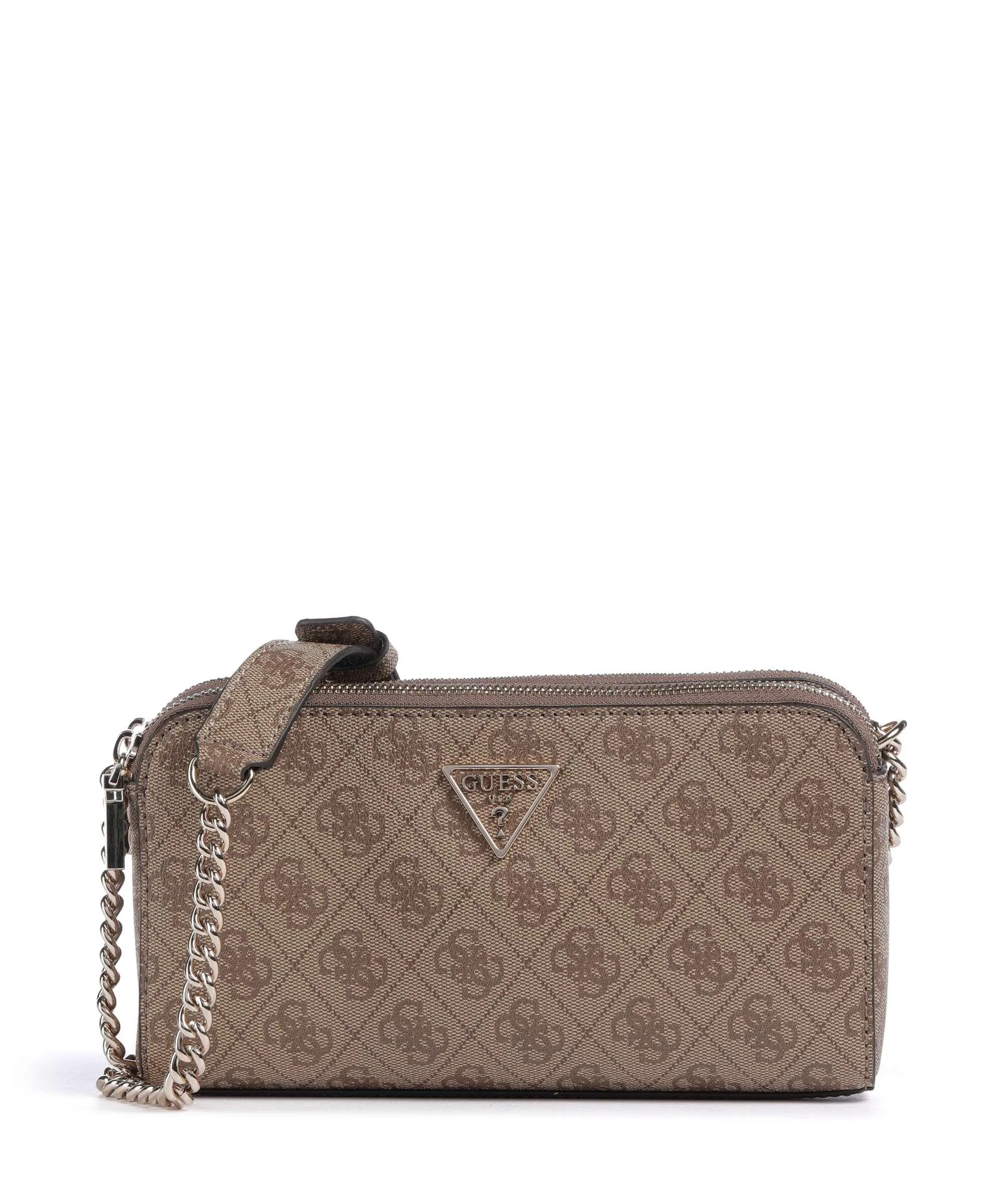  Guess Erica Eco Borsa a tracolla pelle sintetica marrone chiaro  