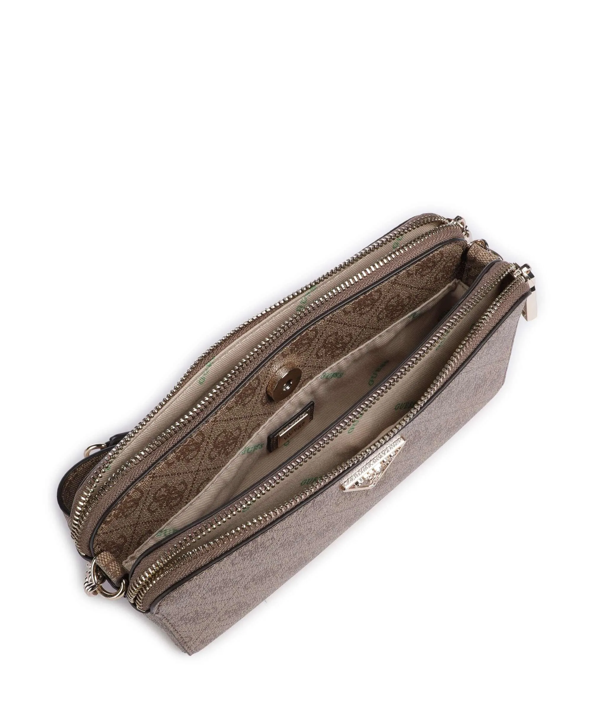  Guess Erica Eco Borsa a tracolla pelle sintetica marrone chiaro  