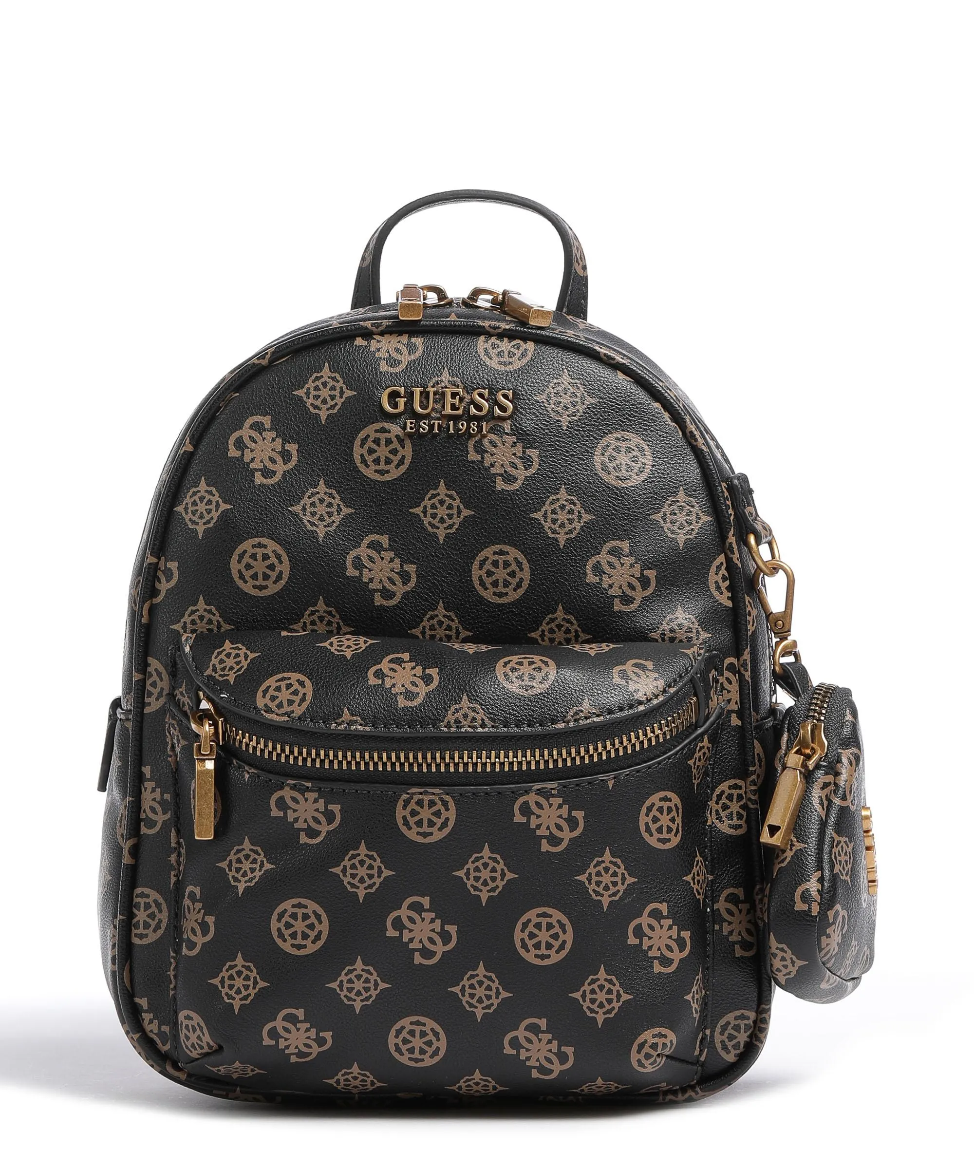  Guess House Party Zaino pelle sintetica marrone scuro  