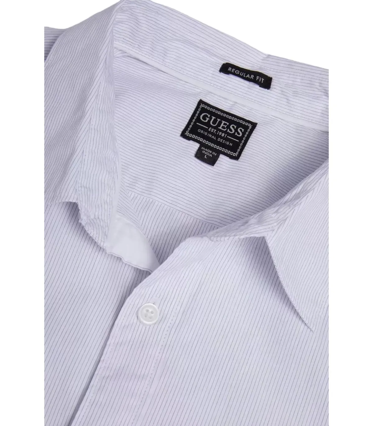 Guess Uomo Camicia Manica lunga  Port Stripe