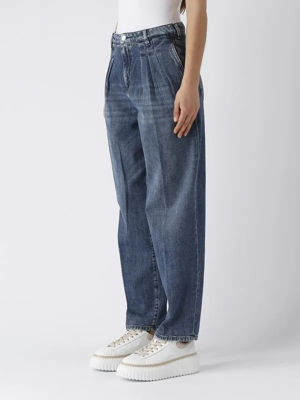 Jeans donna Nine in the Morning Ninfa in cotone Denim Medio
