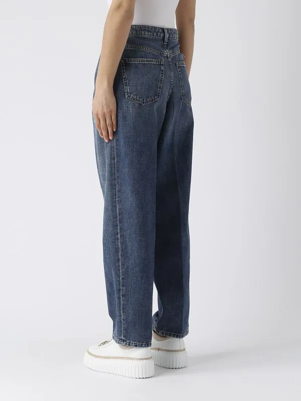 Jeans donna Nine in the Morning Ninfa in cotone Denim Medio
