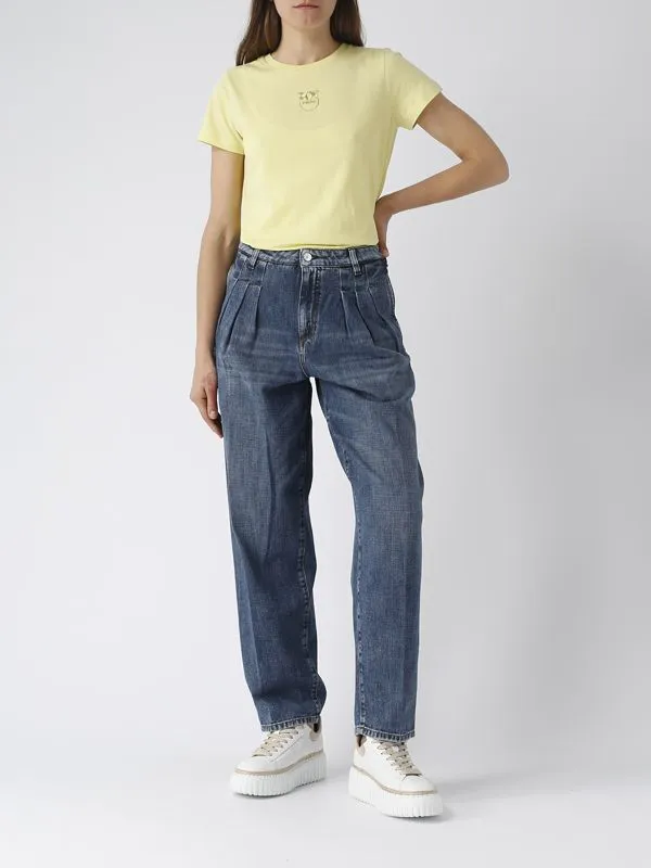 Jeans donna Nine in the Morning Ninfa in cotone Denim Medio