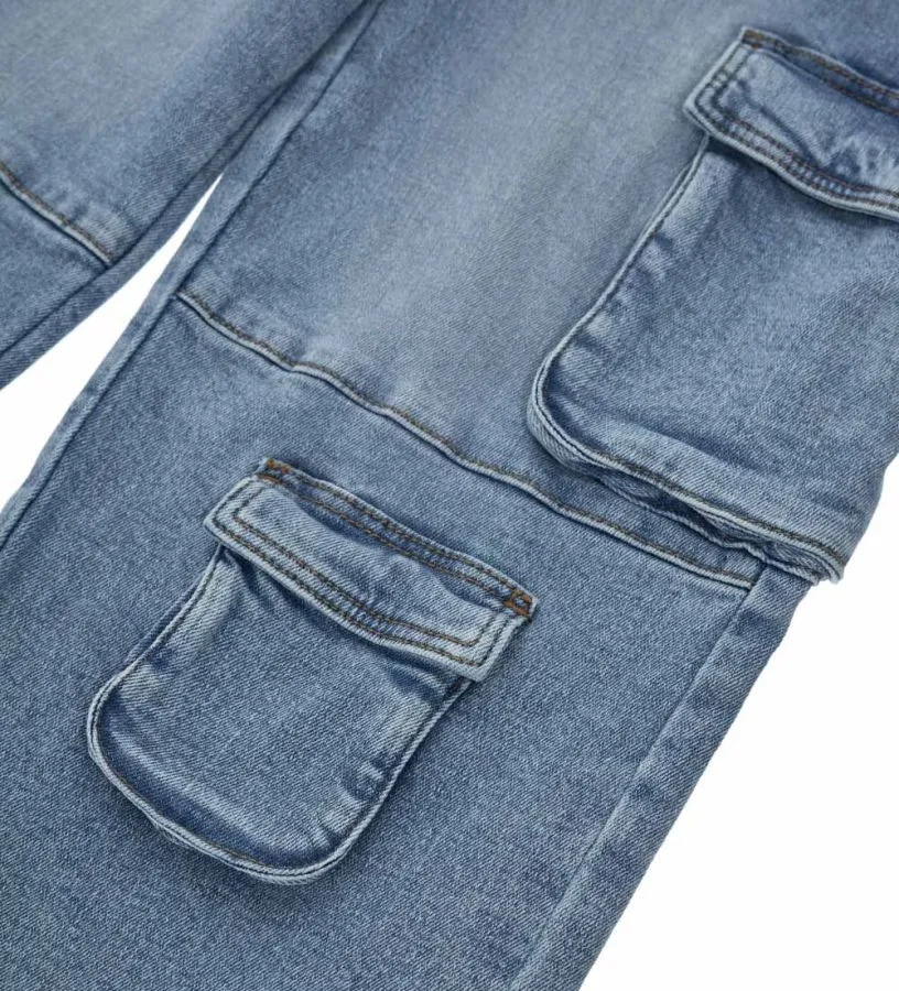 --Jeans modello cargo-