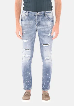 Jeans vernice