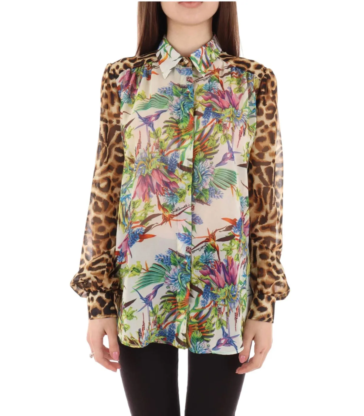 Just Cavalli Donna Camicia Manica lunga  74Mw220