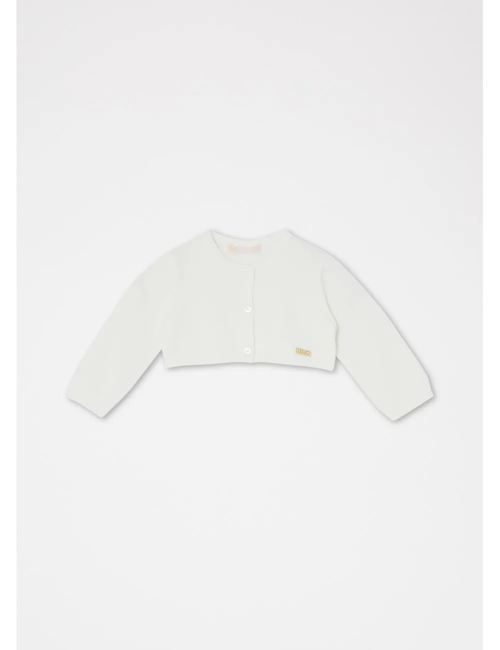 KA3199 10602 MAGLIA APERTA CARDIGAN LIU JO KIDS BAMBINA NEONATA SHIRT BOTTONI