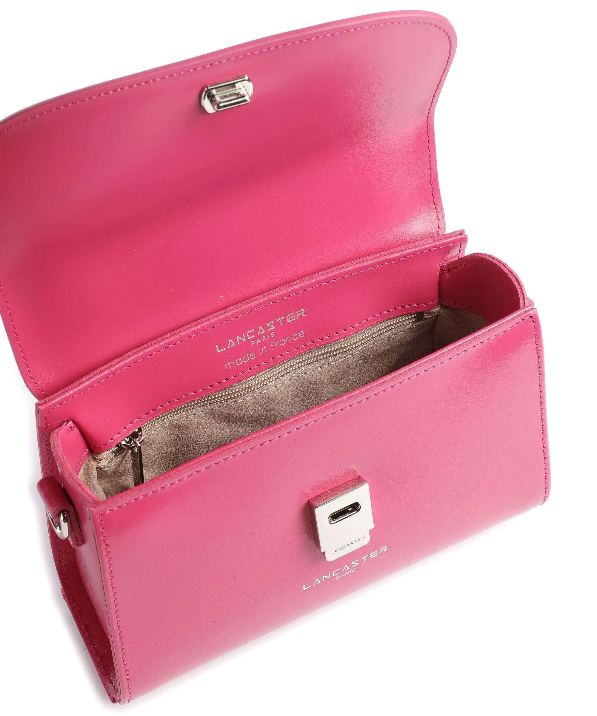  Lancaster Suave Even Borsa a mano pelle di vacchetta liscia pink  