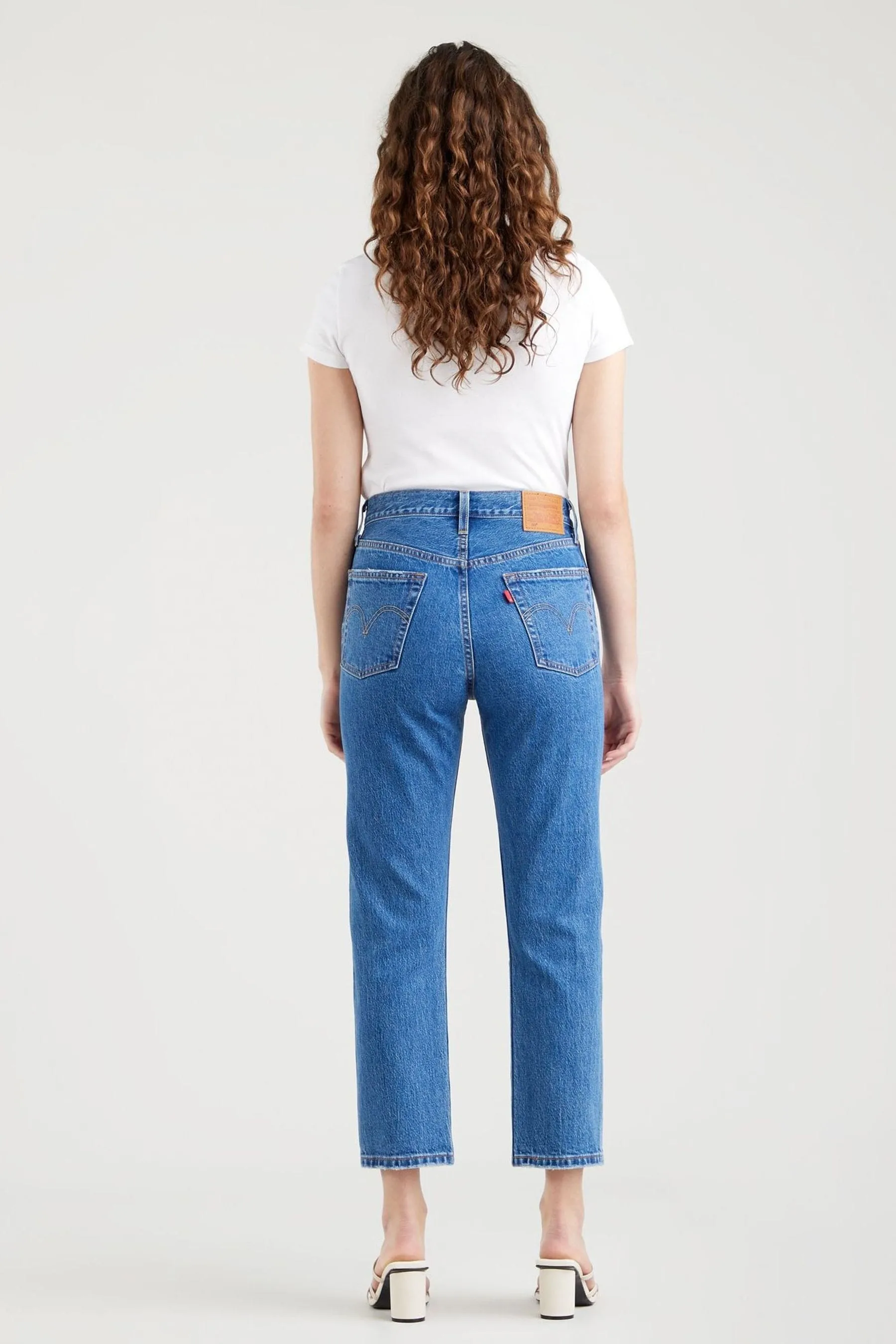 Levi's® 501® Crop 100% Cotone Jeans    