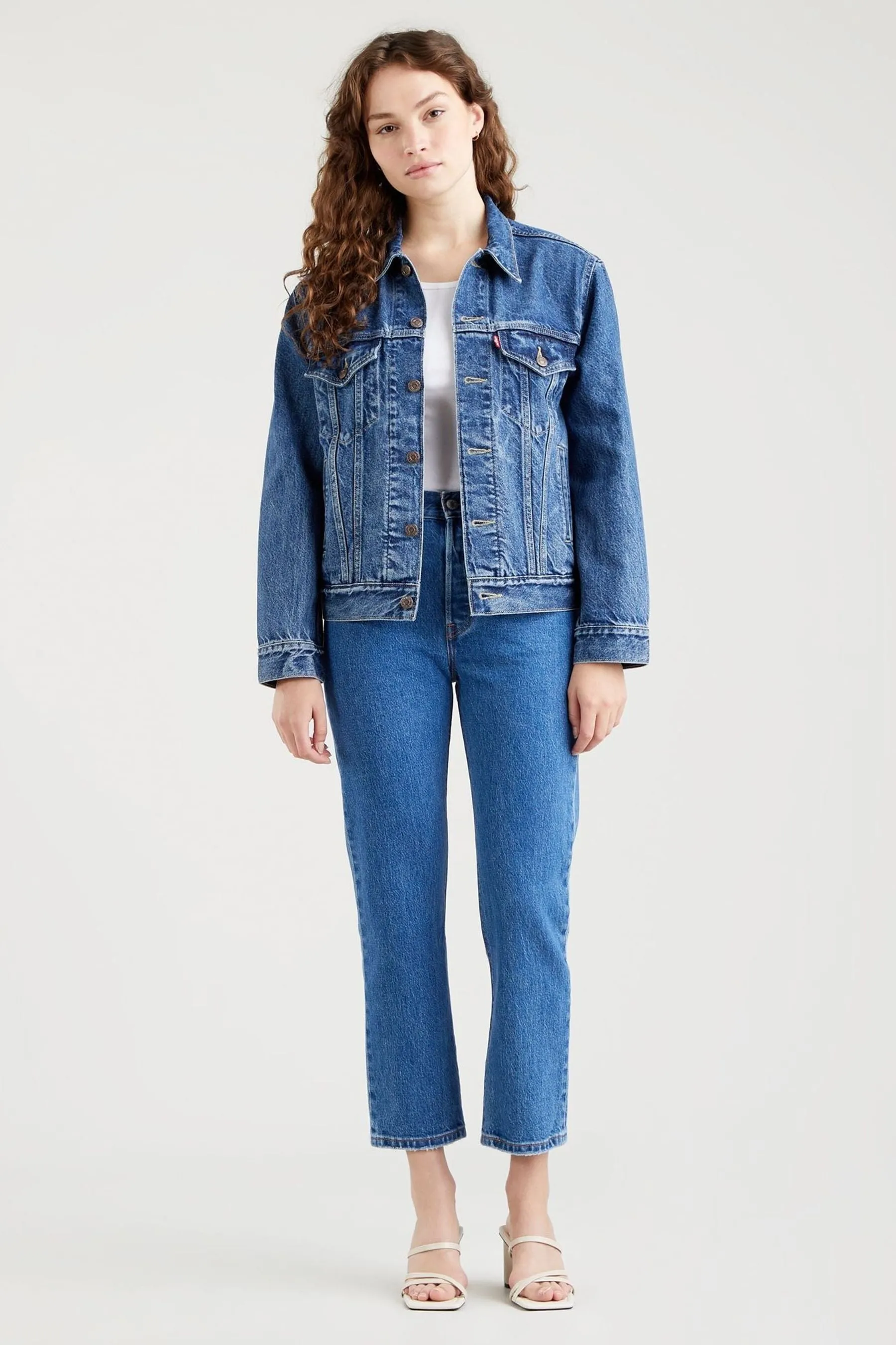 Levi's® 501® Crop 100% Cotone Jeans    