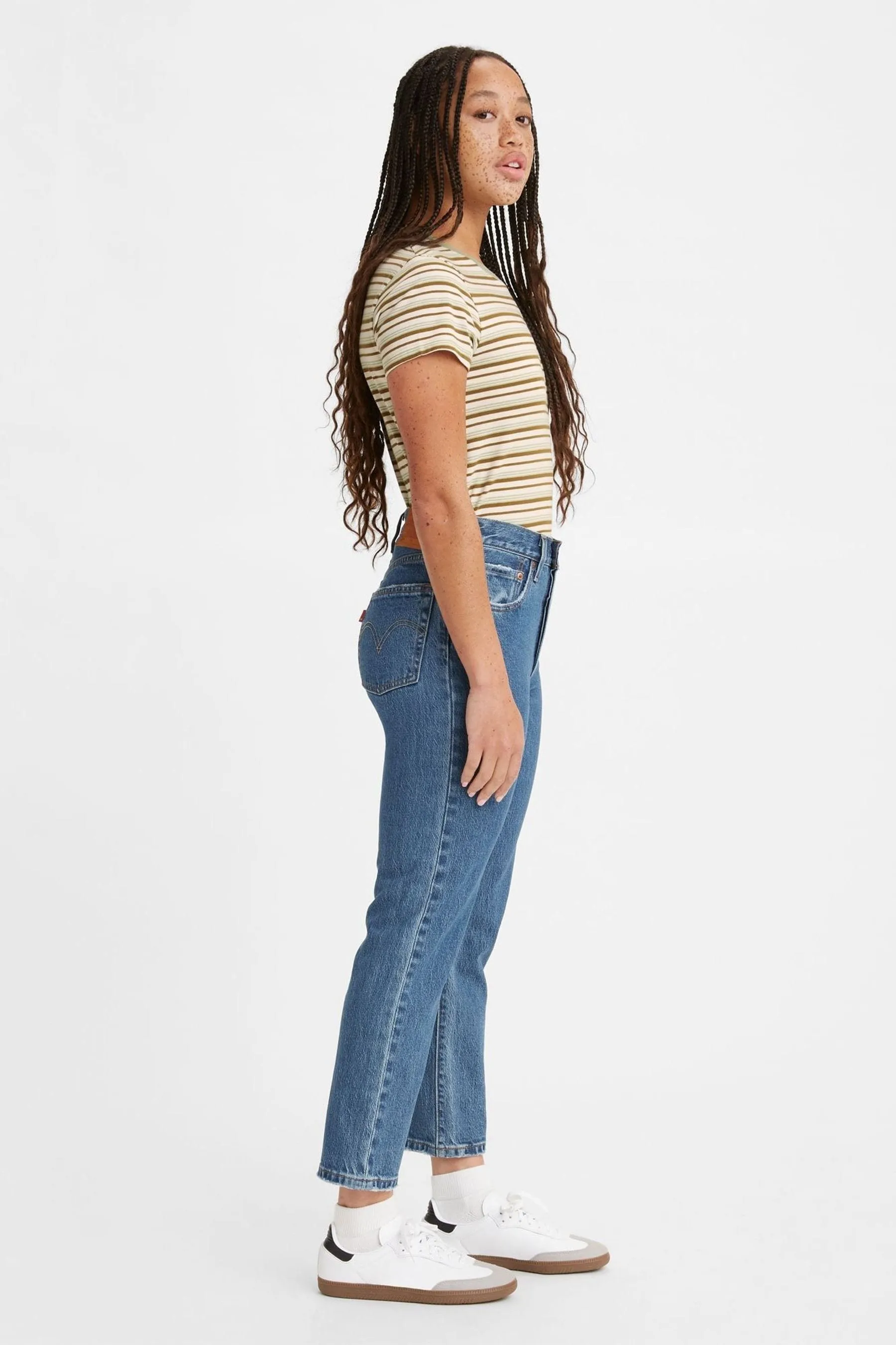 Levi's® 501® Crop 100% Cotone Jeans    