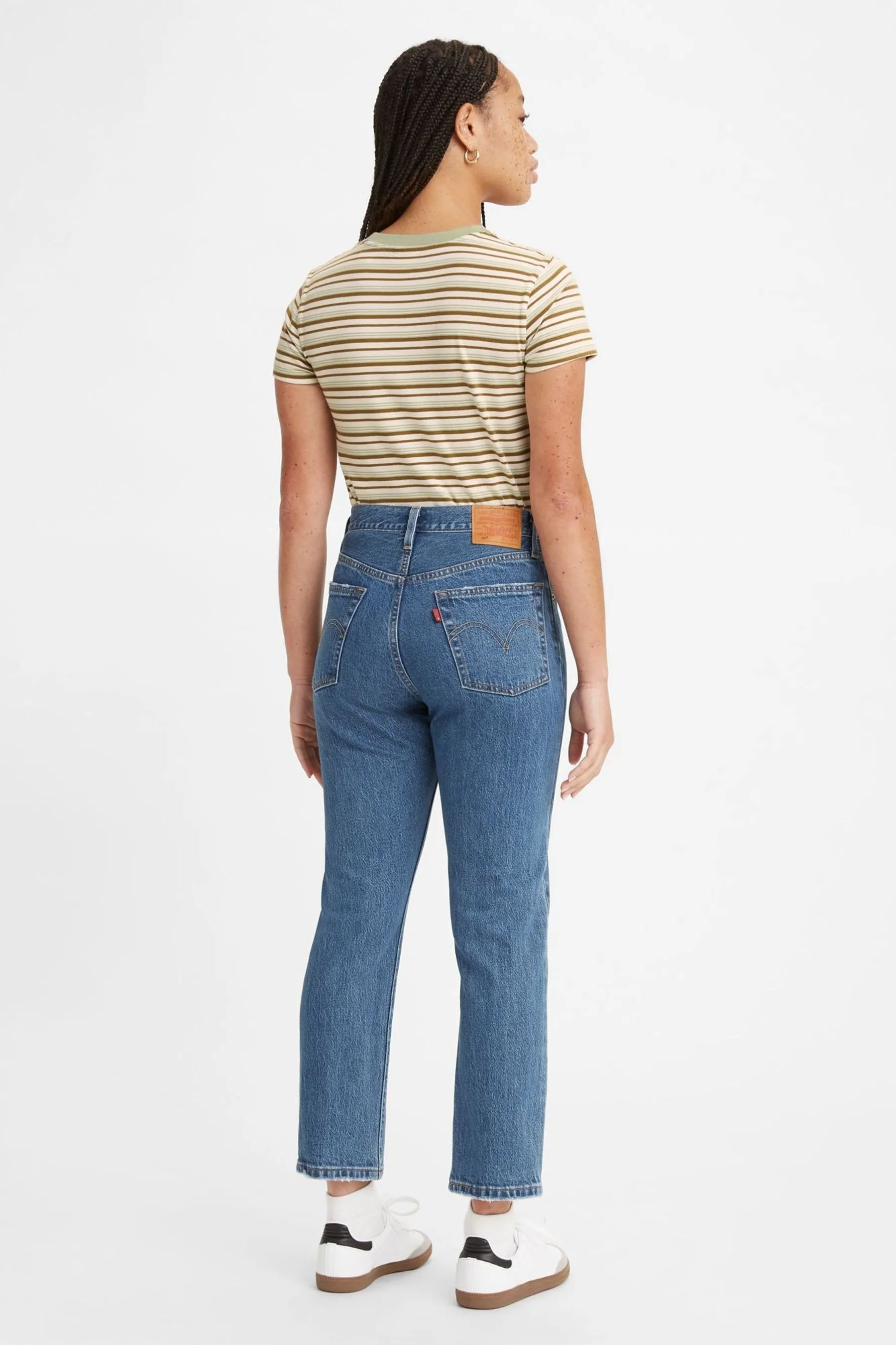 Levi's® 501® Crop 100% Cotone Jeans    