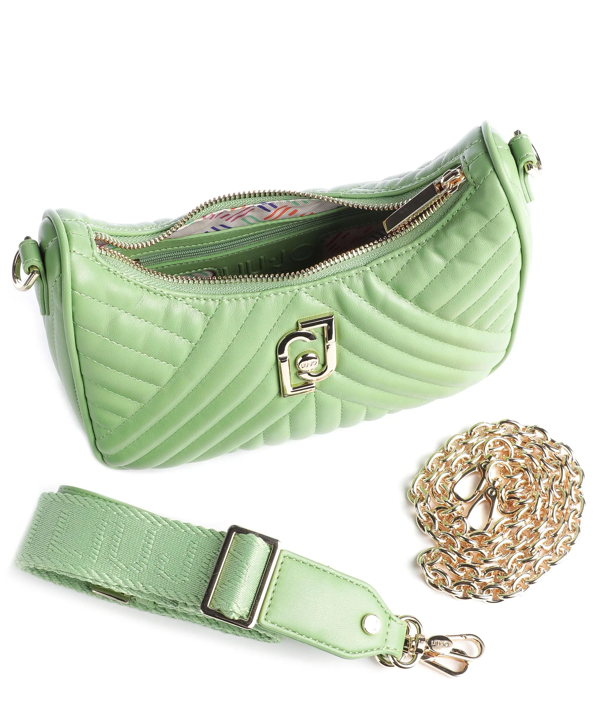  Liu Jo Achala Borsa a tracolla pelle sintetica verde chiaro  