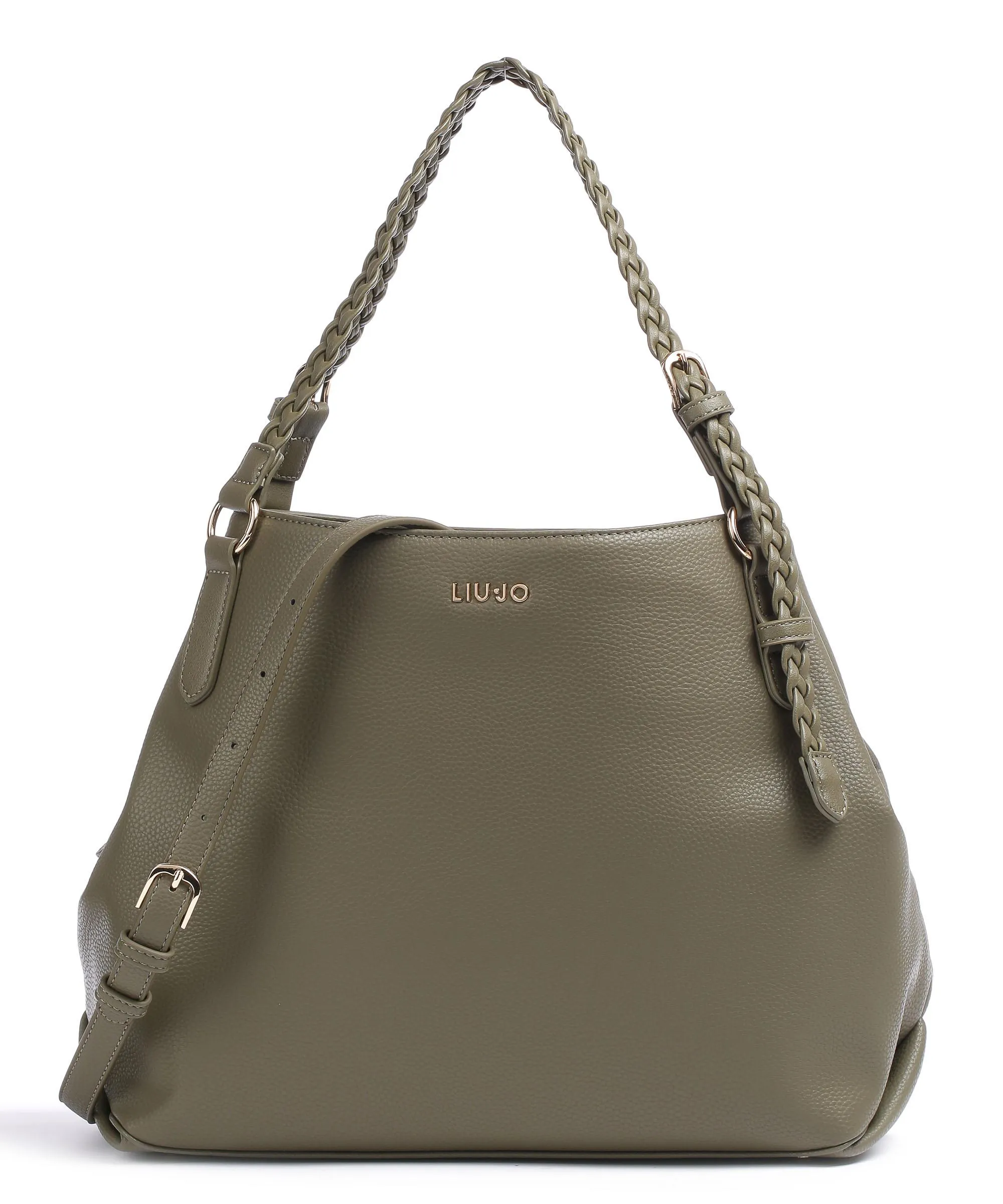  Liu Jo Campanula Borsa hobo pelle sintetica verde-oliva  