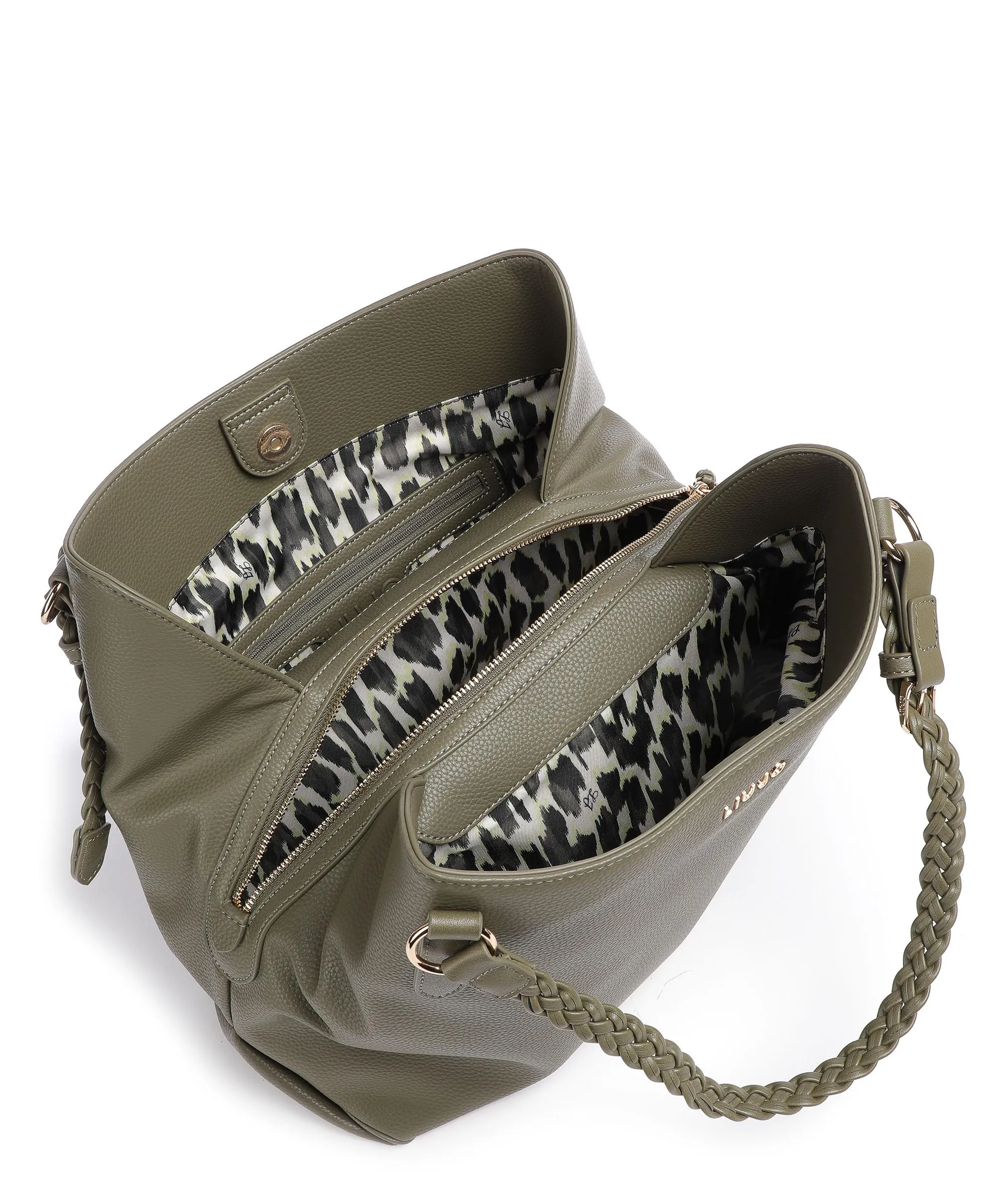  Liu Jo Campanula Borsa hobo pelle sintetica verde-oliva  