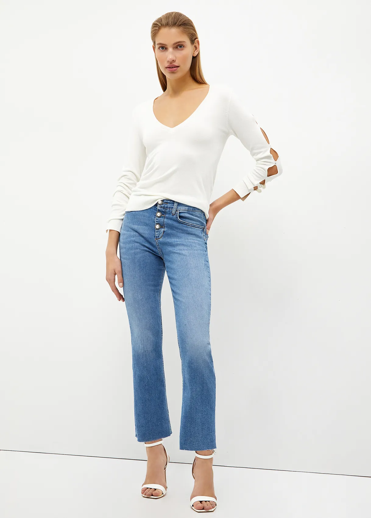 Liujo Jeans cropped ecosostenibile UA3113DS00478417