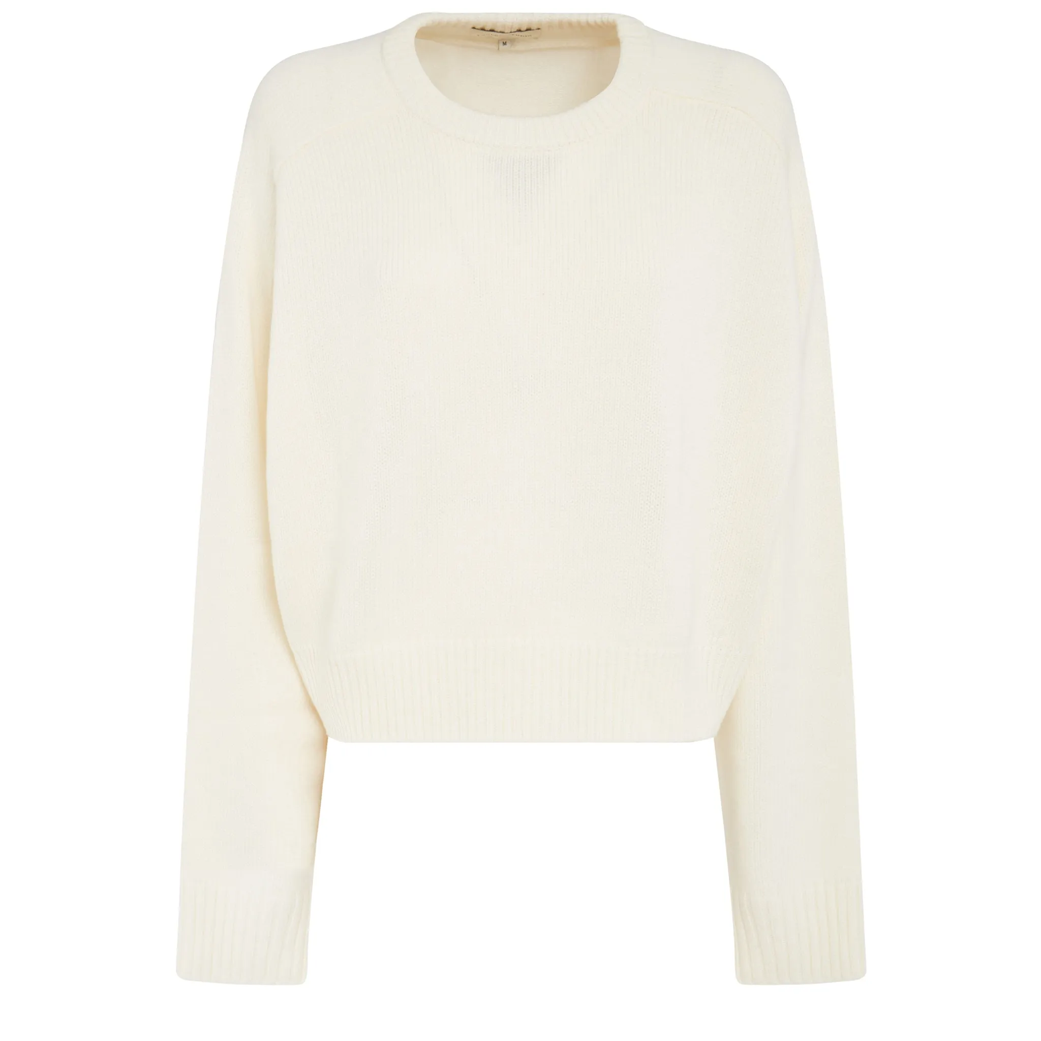 LOULOU STUDIO  Maglione crop in lana bianco