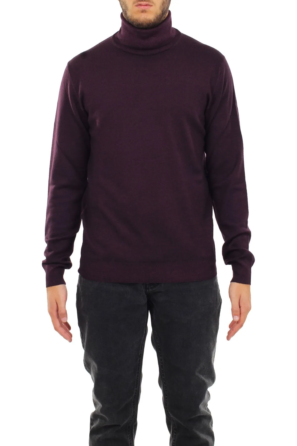 MAGLIA COLLO ALTO IN LANA