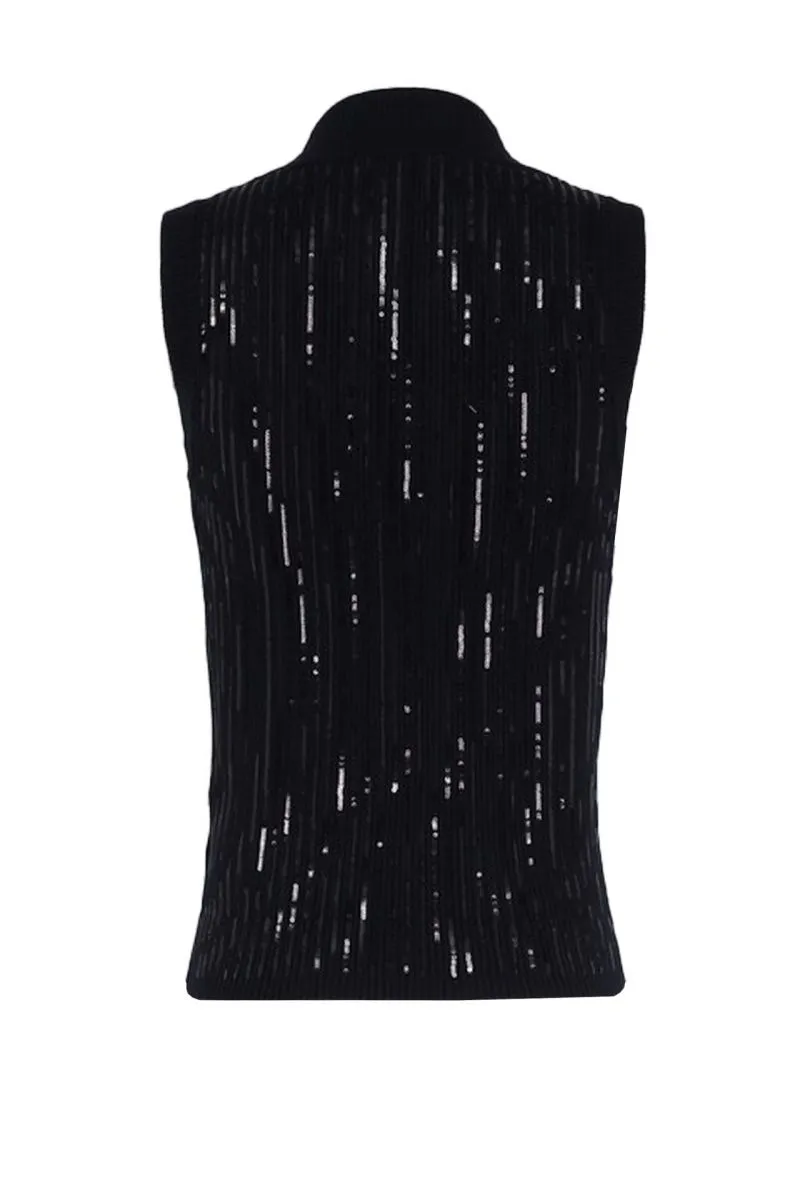 MAGLIE Donna GUESS W4RR20 Z2V42 JBLK