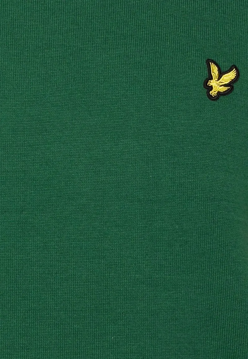 MAGLIE Uomo LYLE & SCOTT 1874 KN1819V CREW NECK VEST W510 ENGLISH GREEN