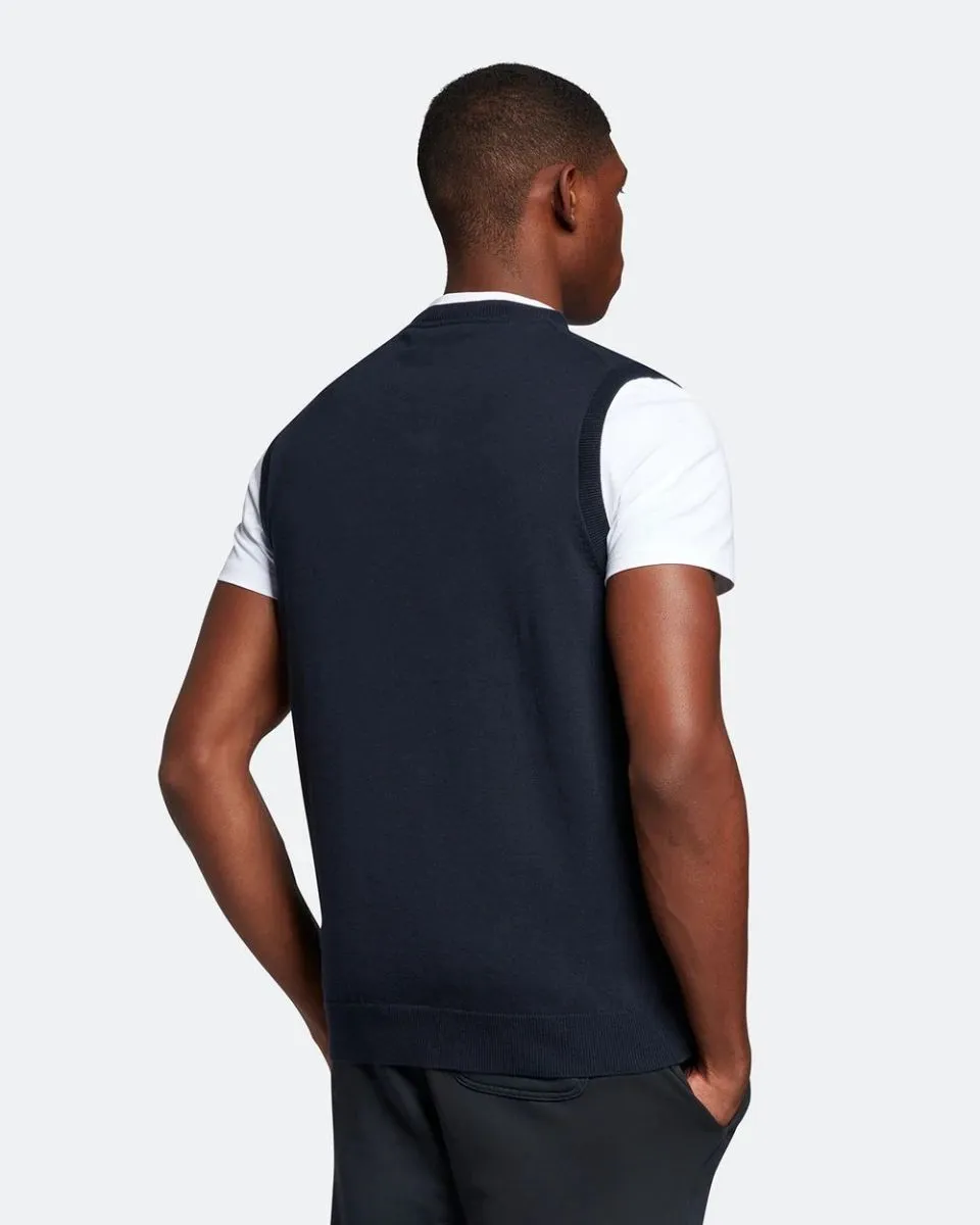 MAGLIE Uomo LYLE & SCOTT 1874 KN1819V CREW NECK VEST Z271 DARK NAVY