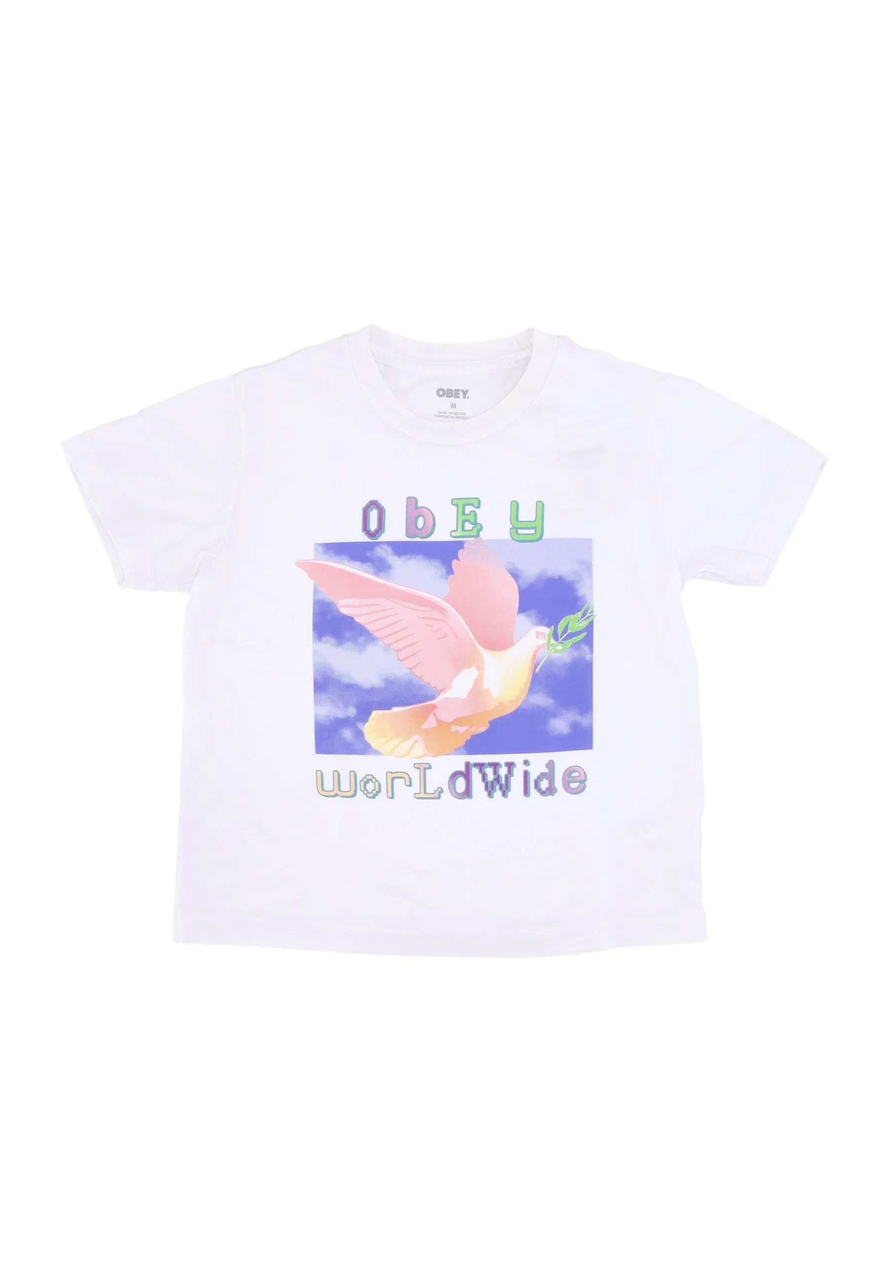 Maglietta Corta Donna W Dove Of Peace Kaylin Tee White