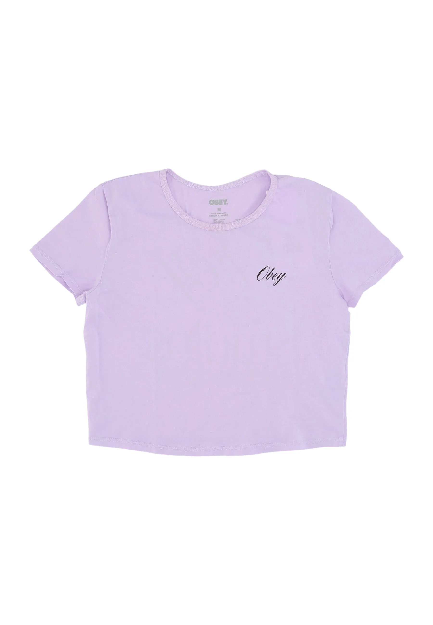 Maglietta Corta Donna W Global Studios Cropped Chloe Tee Orchid Petal