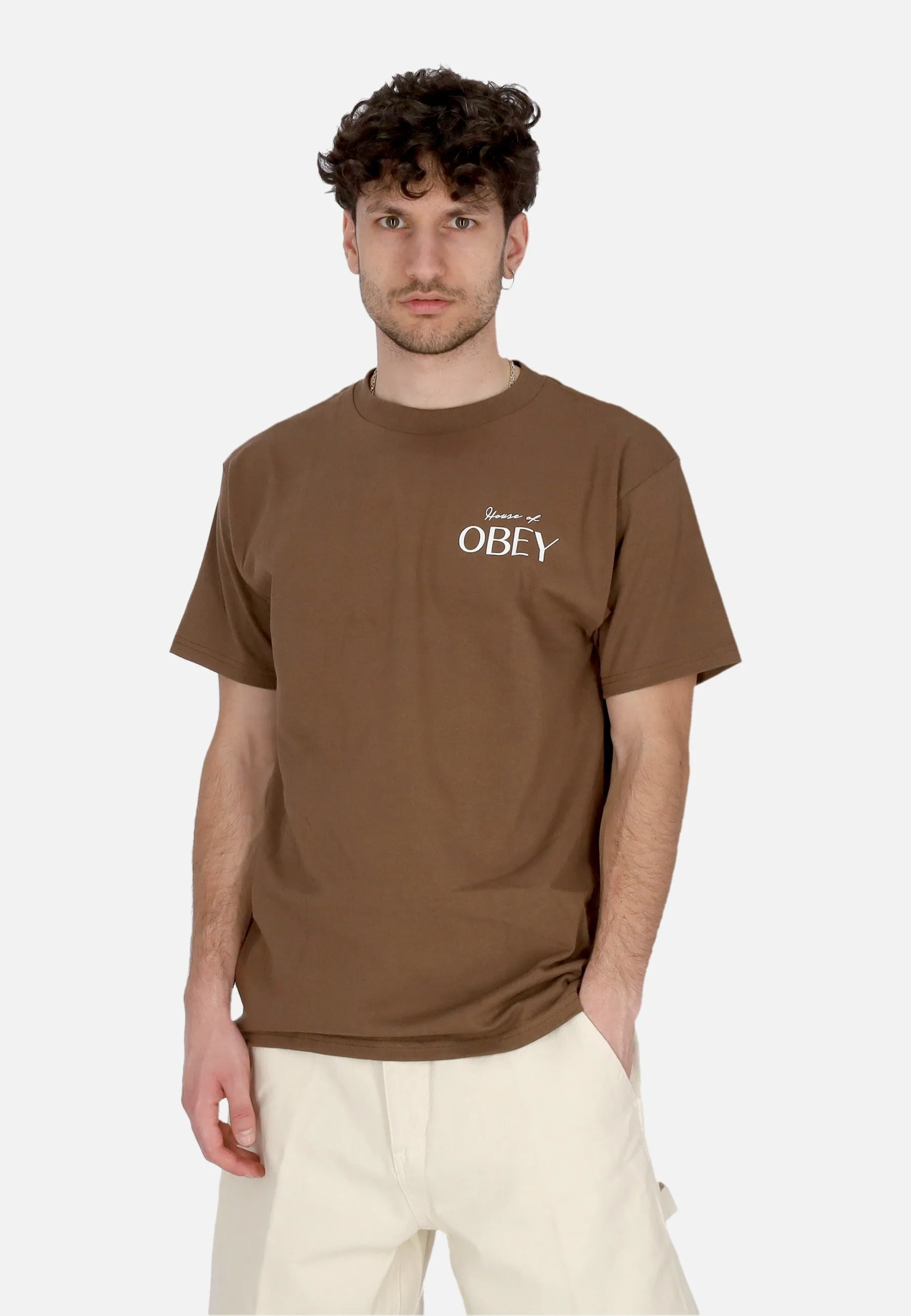 Maglietta Uomo House Of Obey Classic Tee Silt