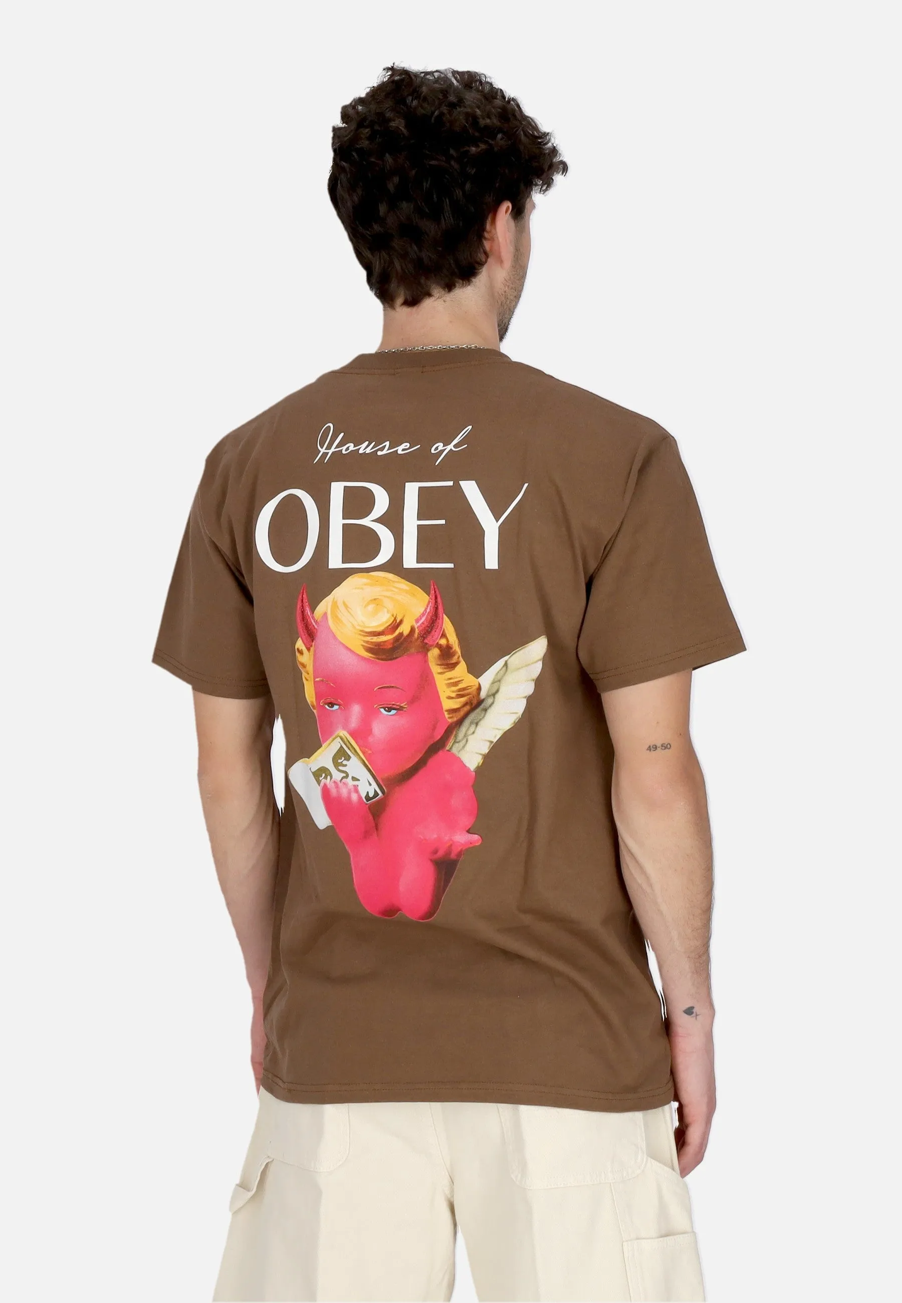 Maglietta Uomo House Of Obey Classic Tee Silt