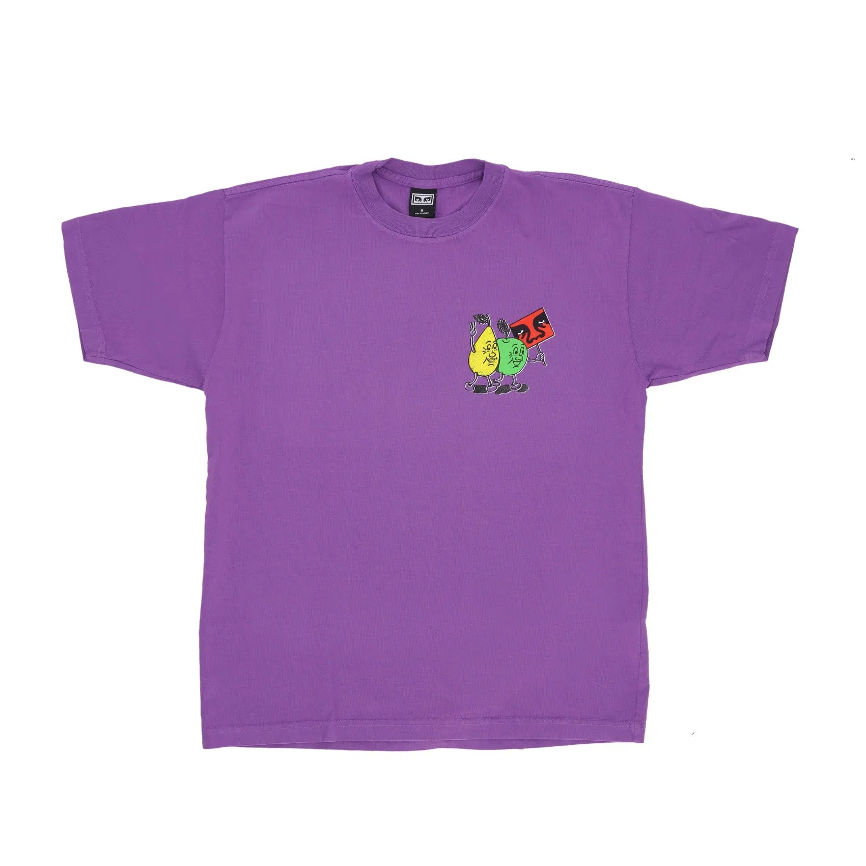Maglietta Uomo Peaceful Protest Heavy Weight Classic Tee Dewberry