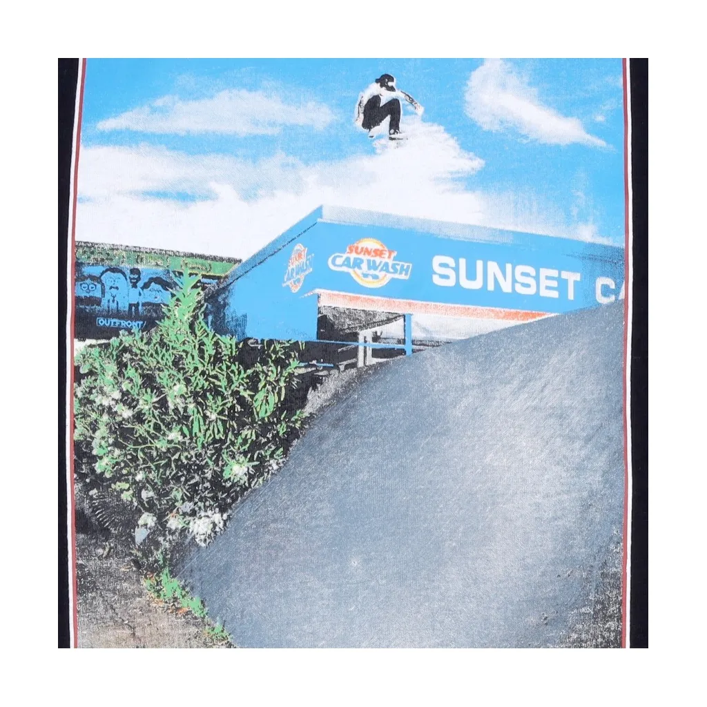 maglietta uomo sunset carwash tee BLACK