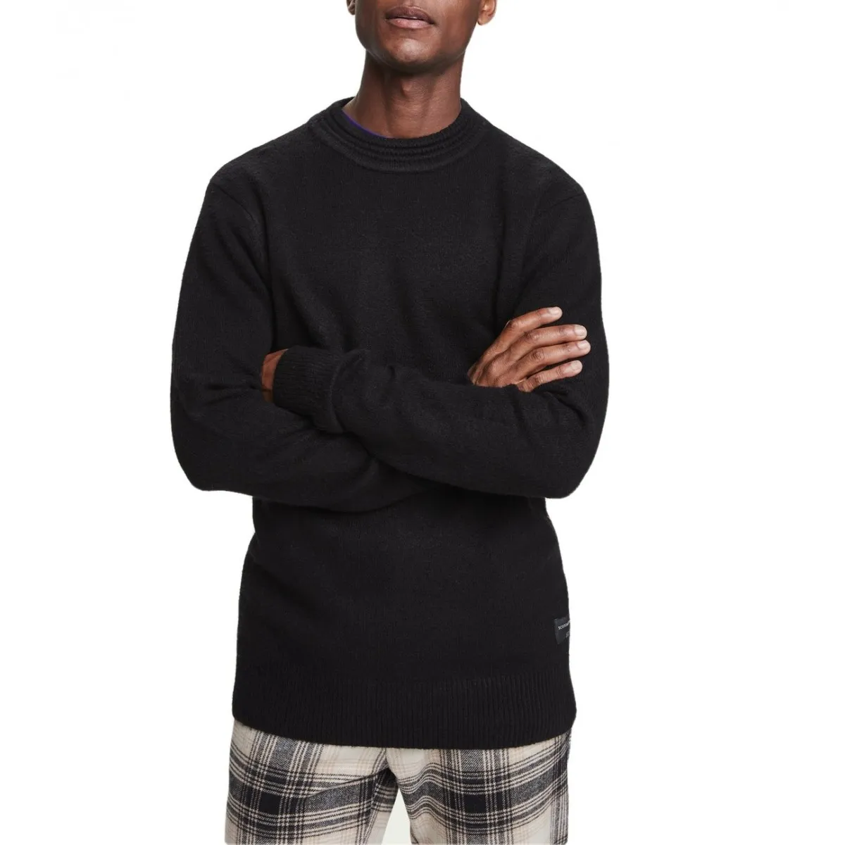 Maglione Girocollo, Nero