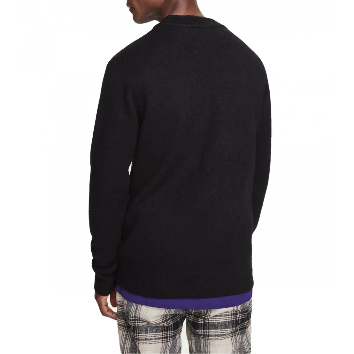 Maglione Girocollo, Nero