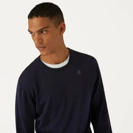 Maglione K-way Sebastien K6113BW Lana Merino K89 Blu