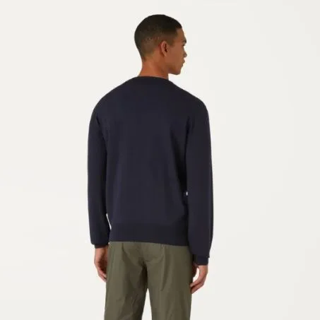 Maglione K-way Sebastien K6113BW Lana Merino K89 Blu
